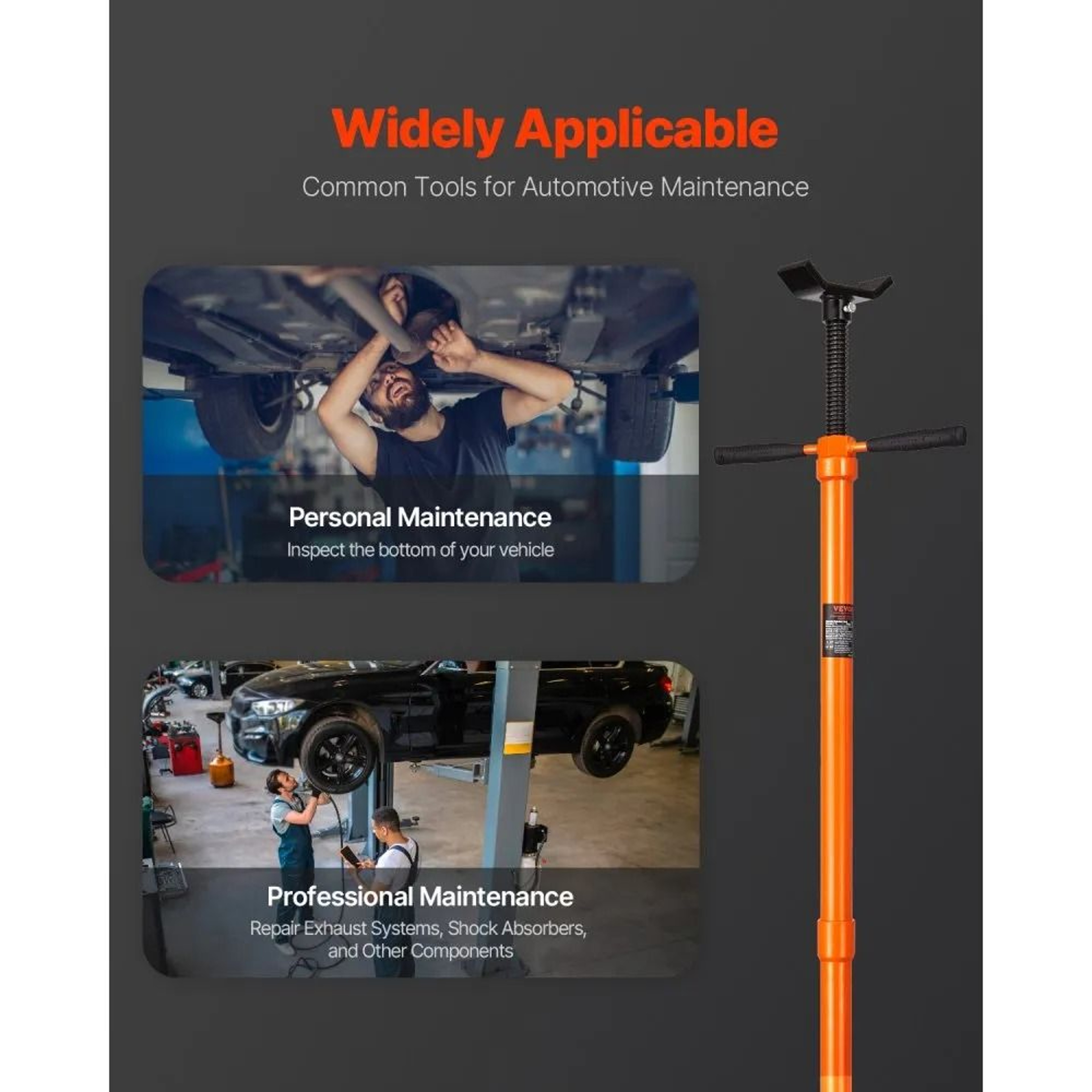 Underhoist Support Stand With 34 Ton Capacity And Adjustable 52876 Inch Height 2