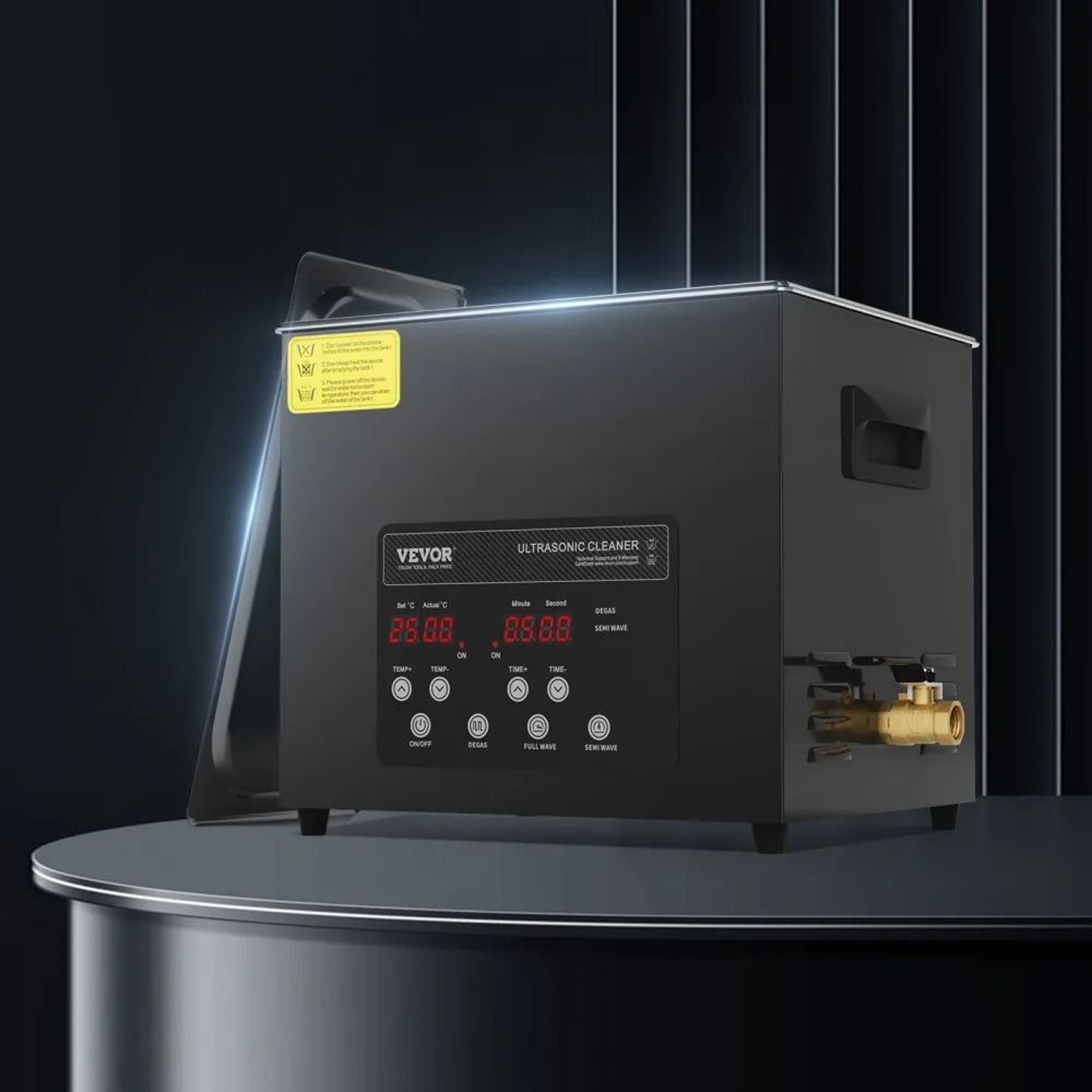 10L Ultrasonic Cleaner With 240W Power And Digital Heater Timer 7
