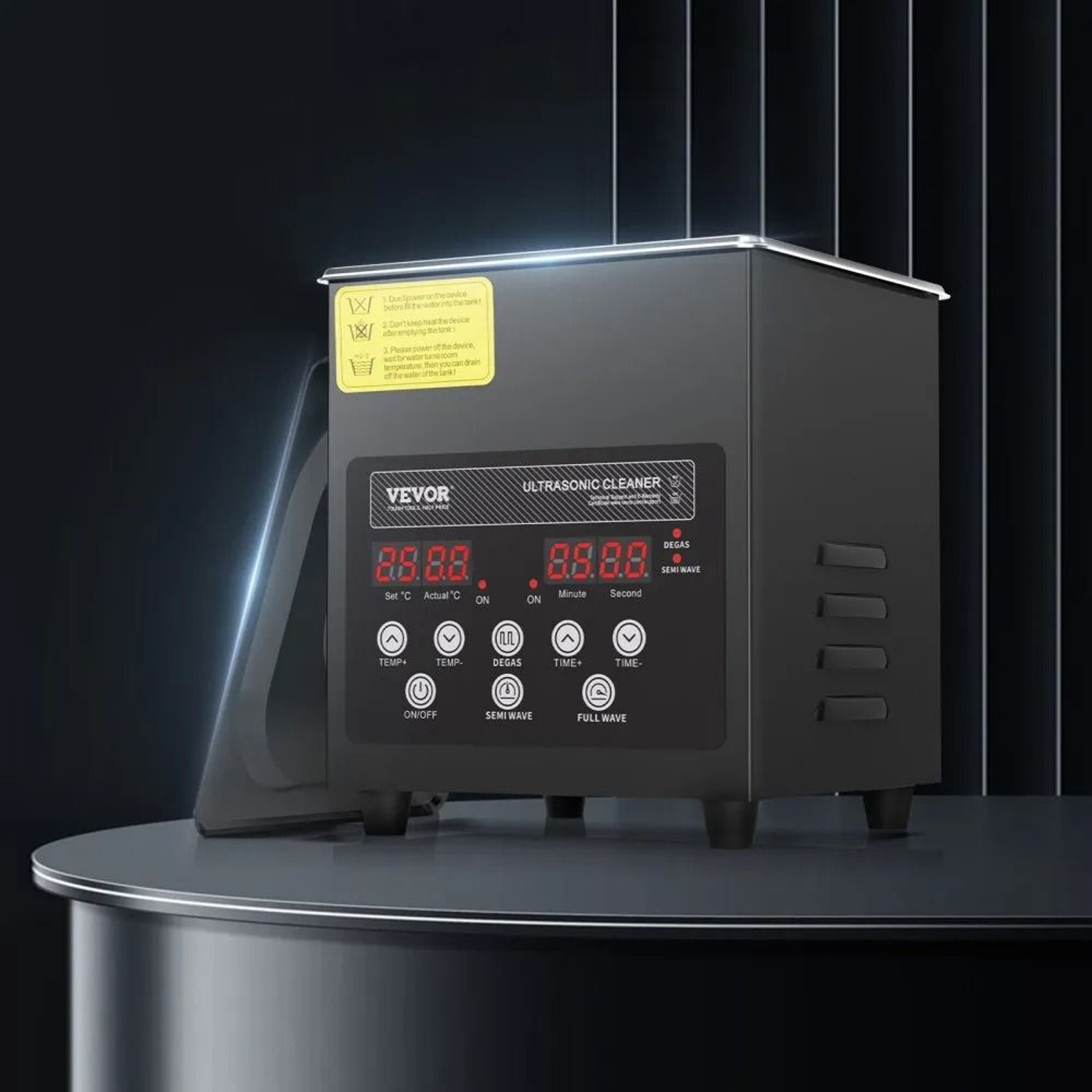 2L Ultrasonic Cleaner With 40kHz Cleaning Power And Digital Heater Timer 6