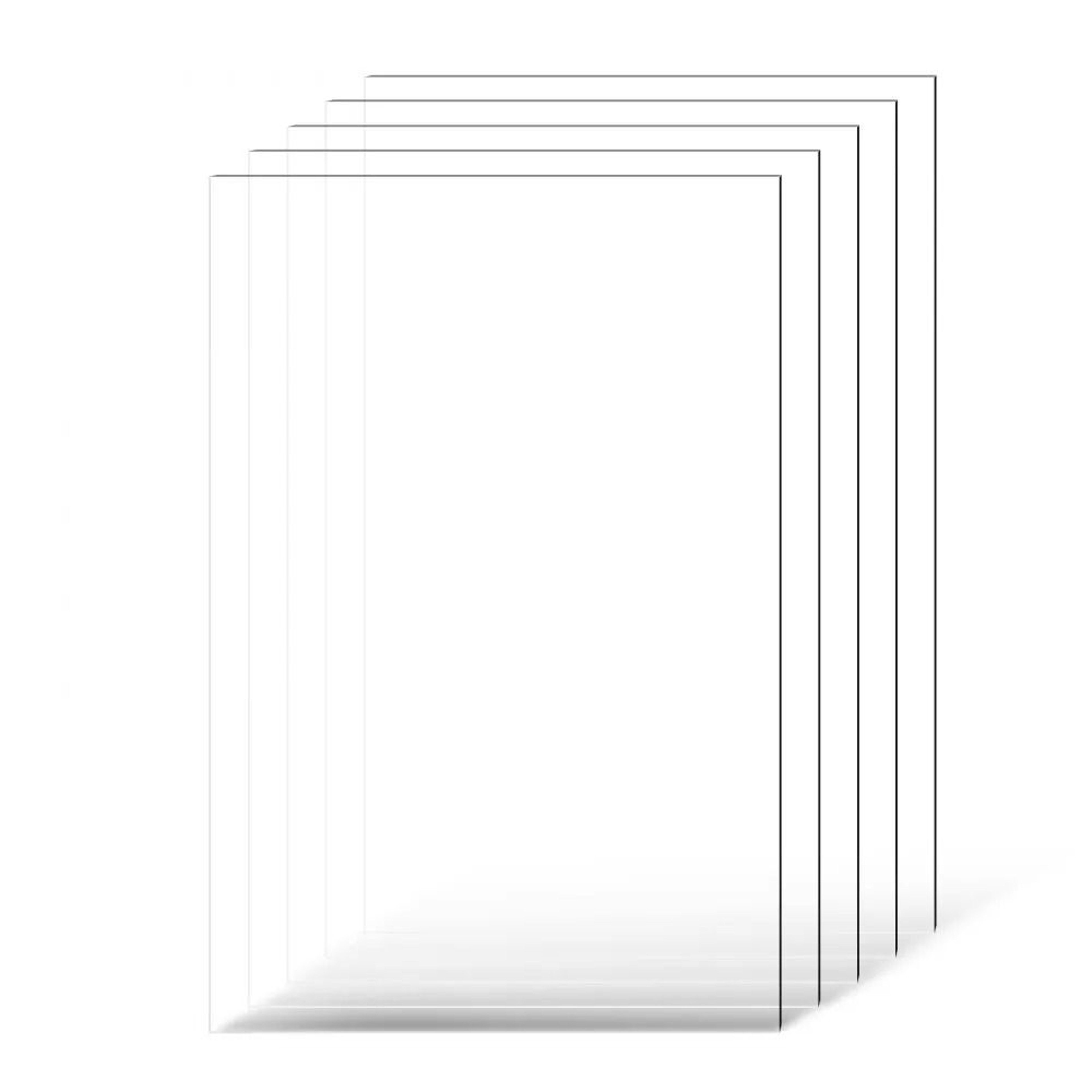 Clear Flexible PET Plastic Sheets 24 X 36 Inch 004 Inch Thick 5Pack 0
