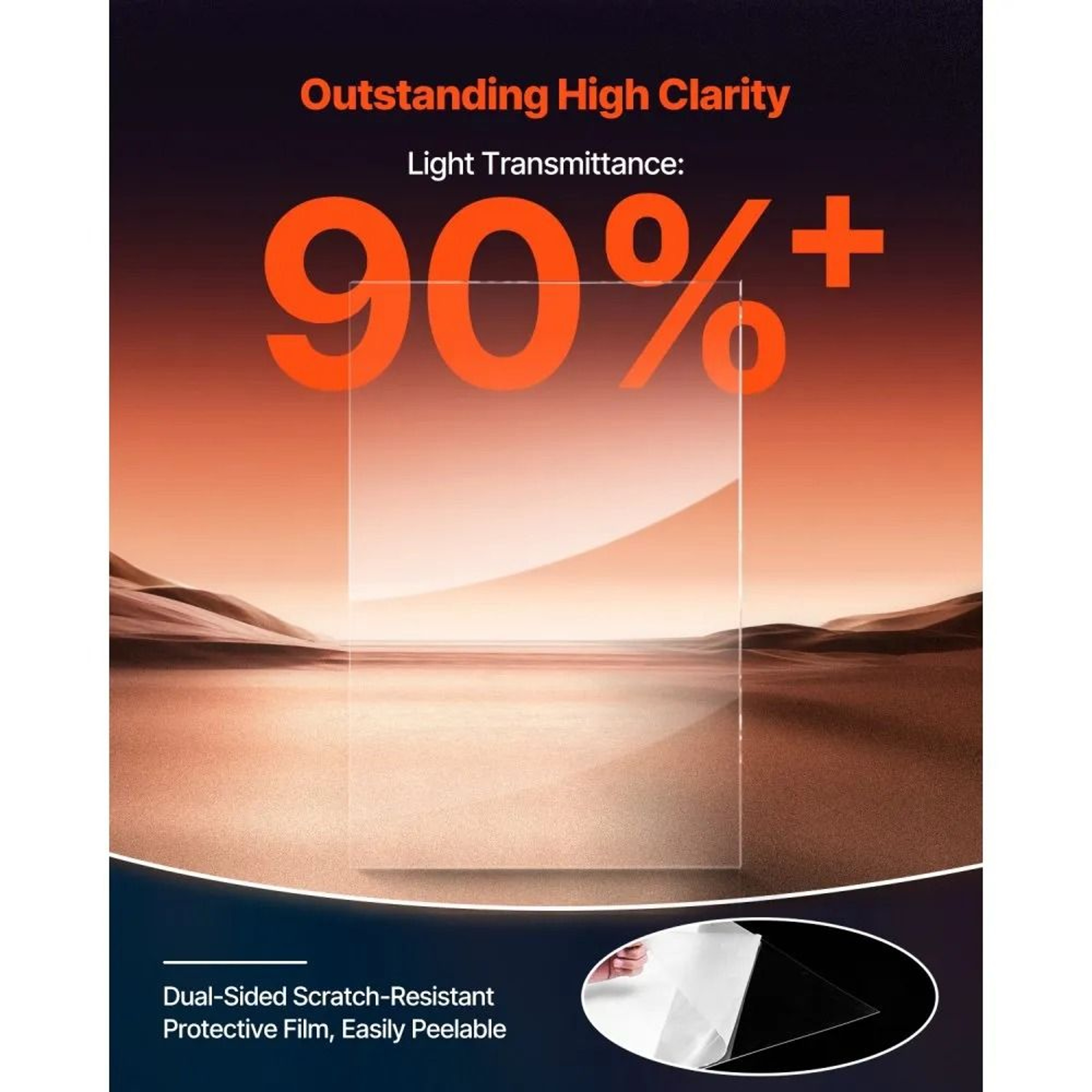 Clear Flexible PET Plastic Sheets 24 X 36 Inch 004 Inch Thick 5Pack 1