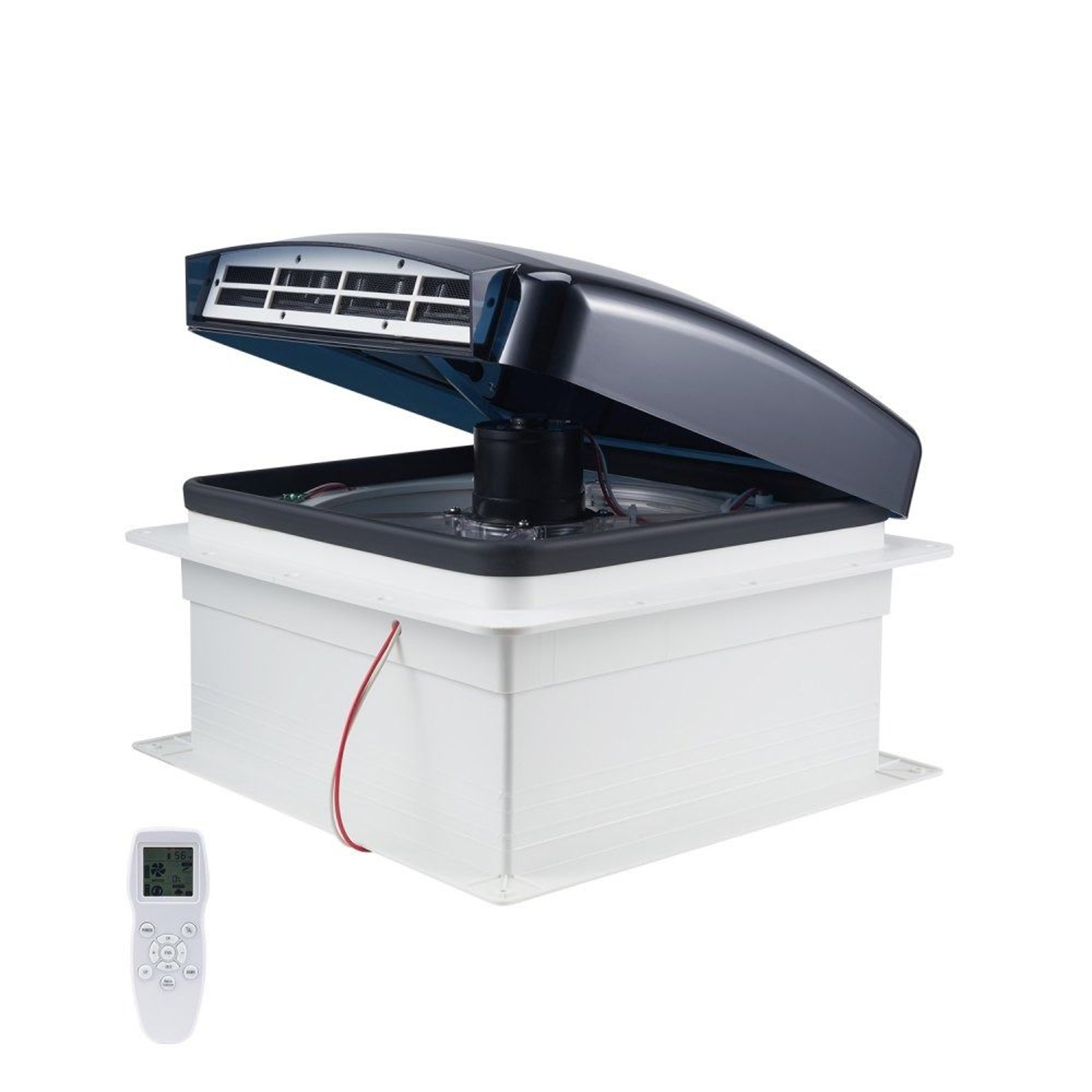 14Inch RV Roof Vent Fan With 10Speed Reversible Airflow And Remote Control 0