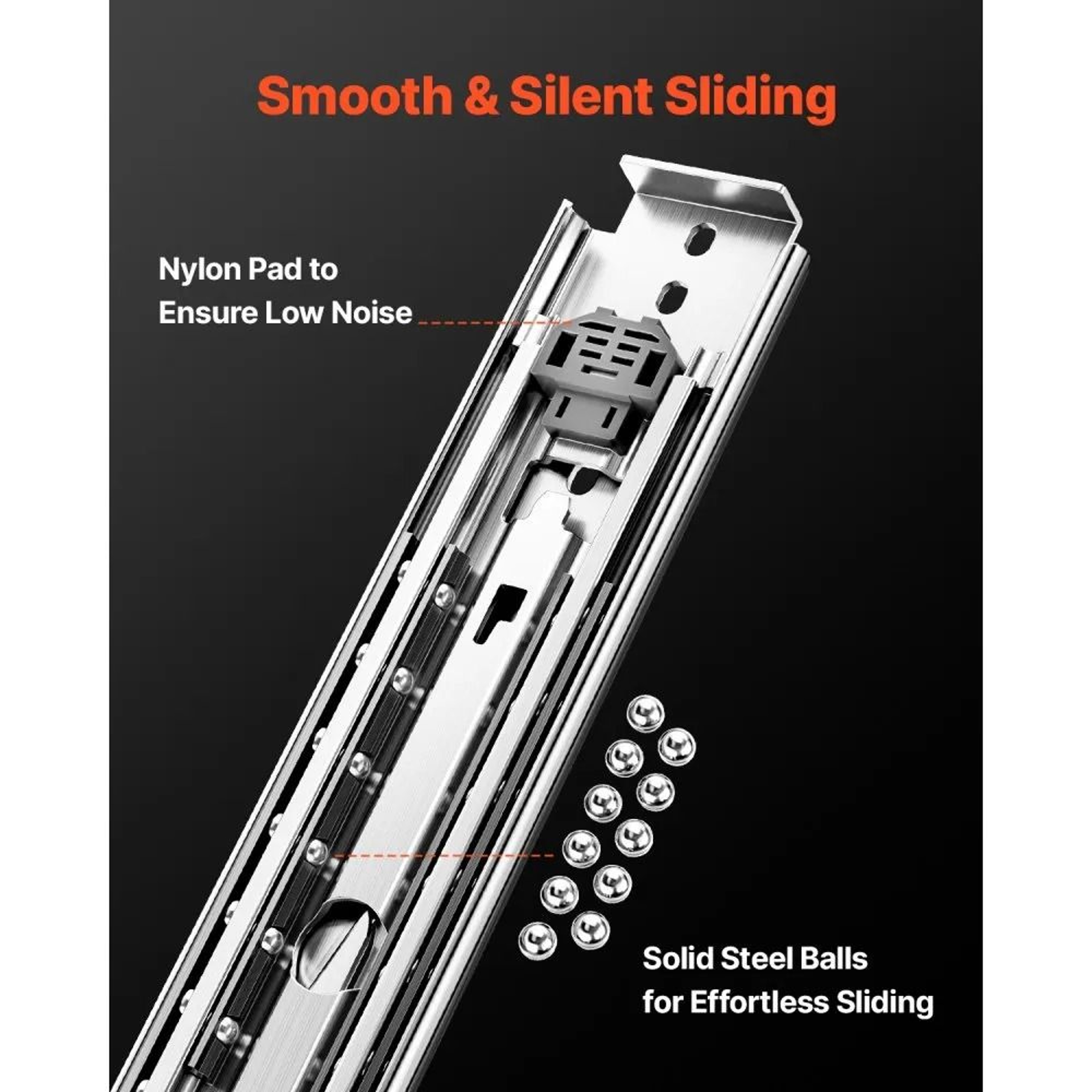 Heavy Duty Locking Drawer Slides With And Full Extension 3
