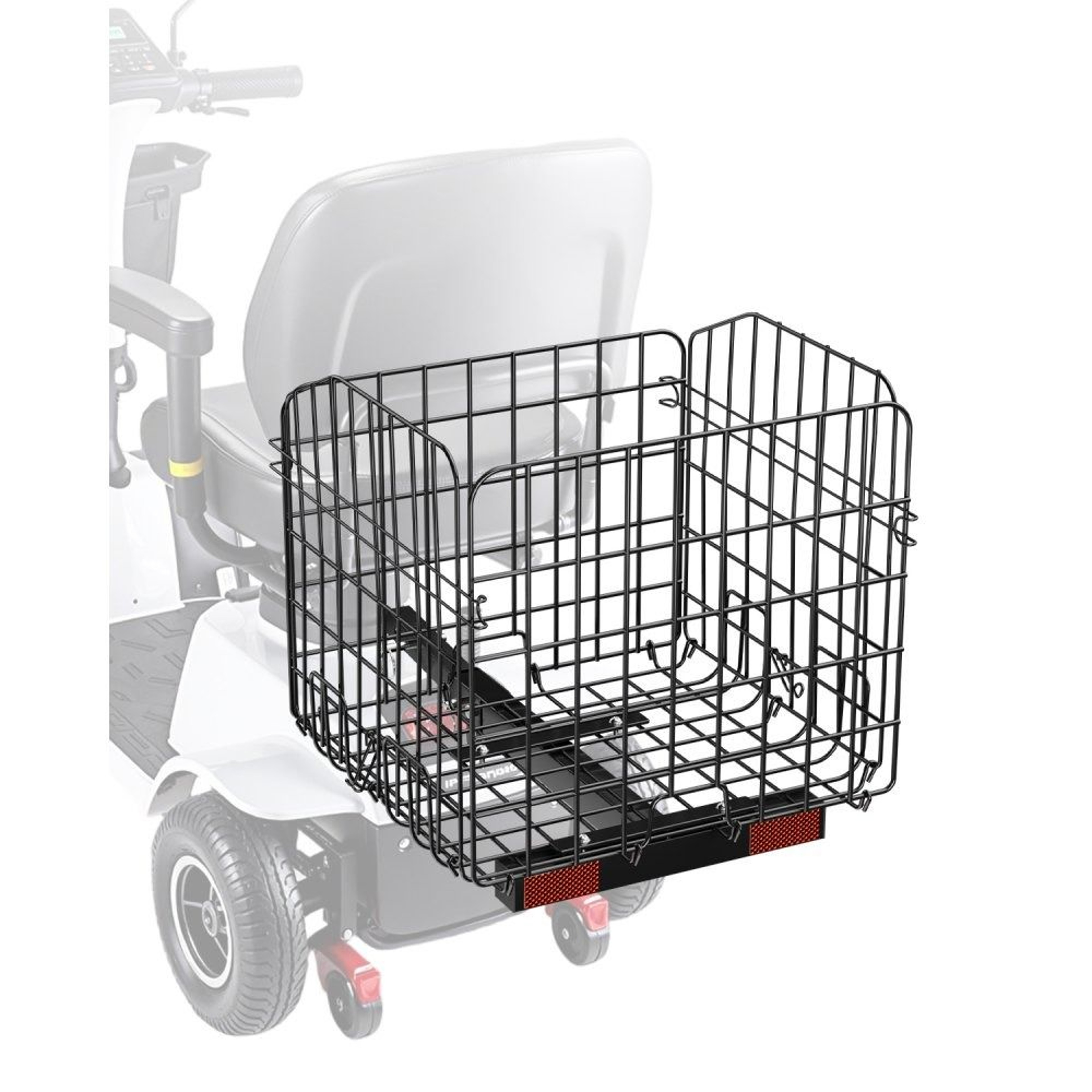Folding Mobility Scooter Rear Basket With HeavyDuty Metal Frame And 33 Lb Capacity 0