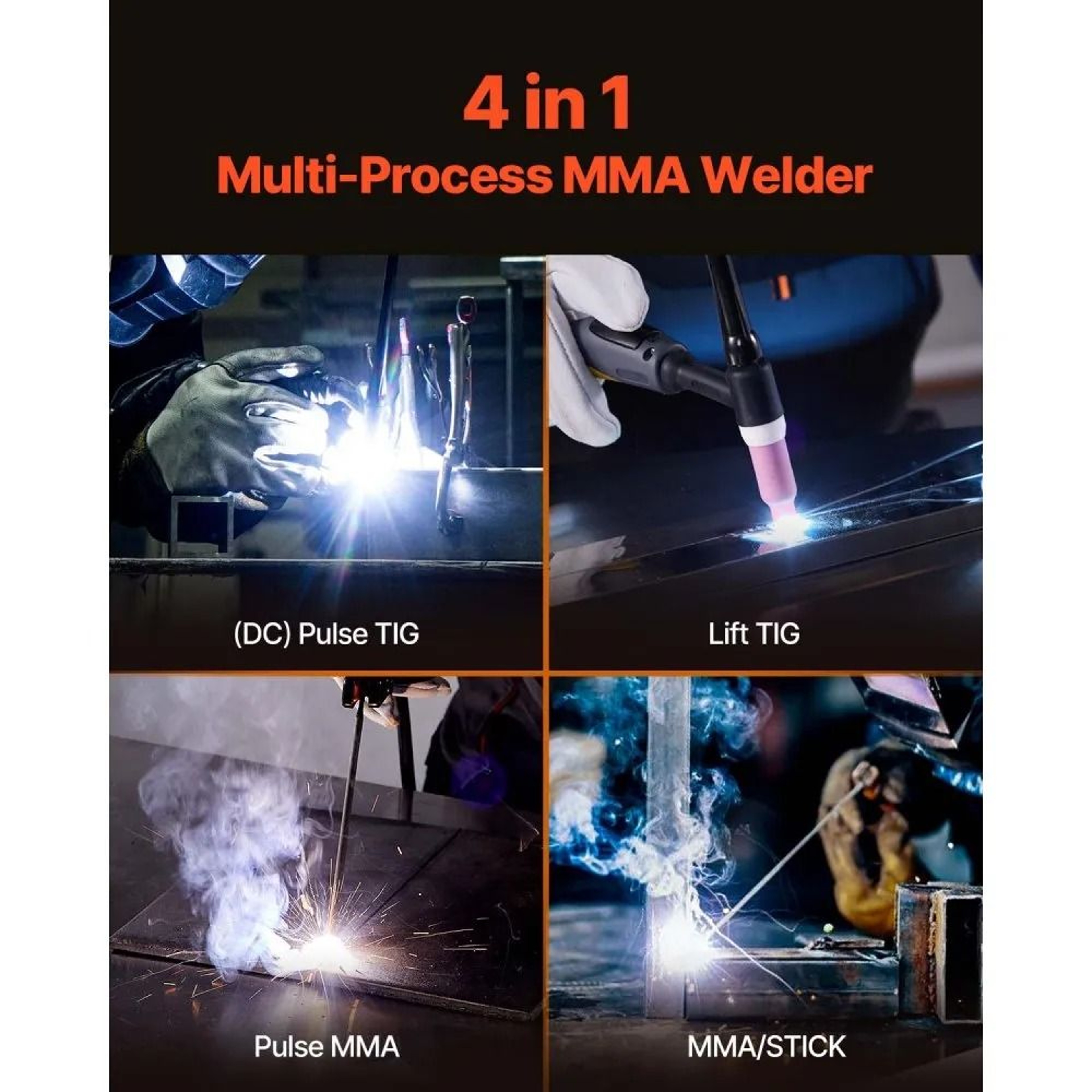 140A 4in1 MMA Stick Welder With Dual Voltage And LED Display 1
