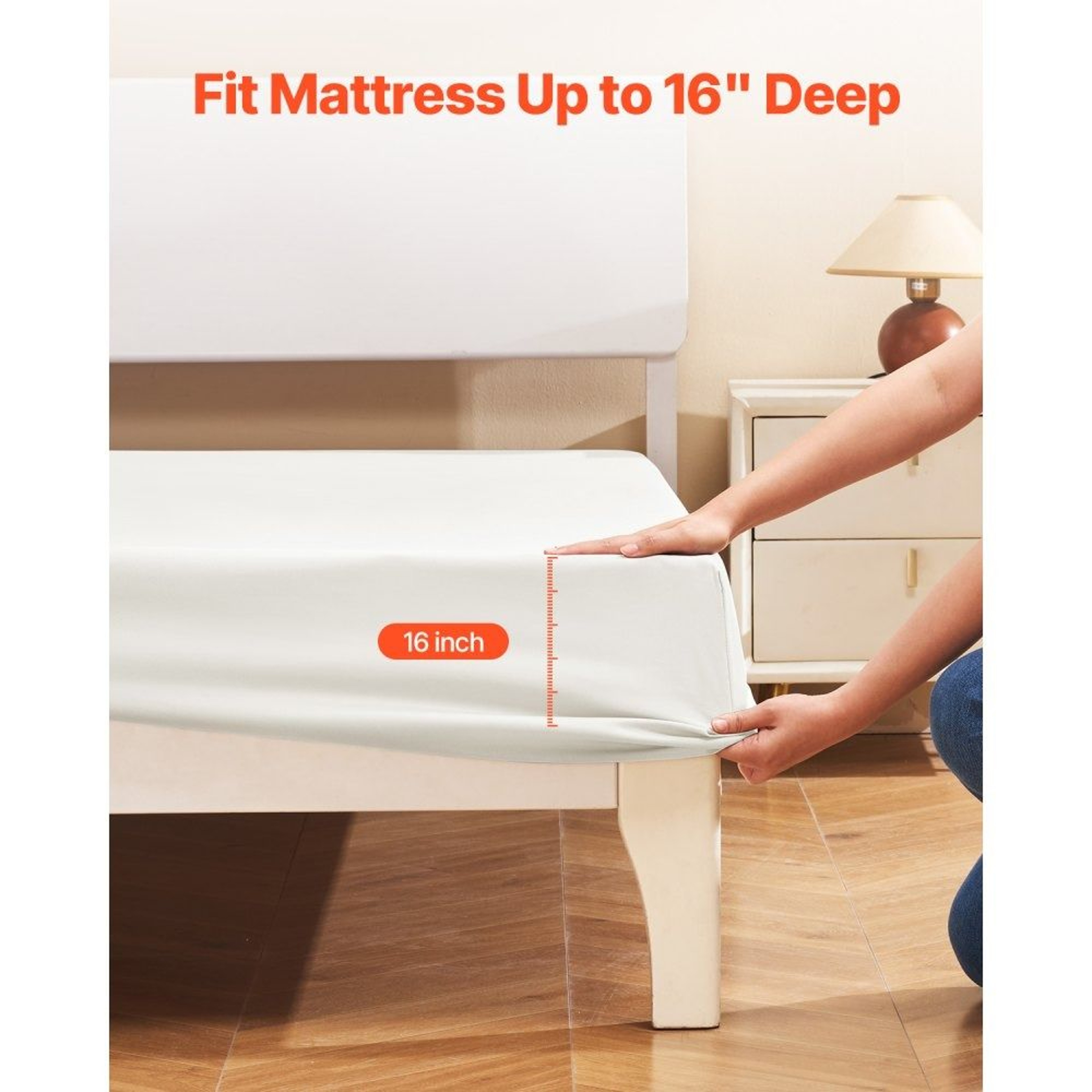 Queen Size 4Piece Bed Sheet Set With Soft Brushed Microfiber And 16Inch Deep Pocket 1
