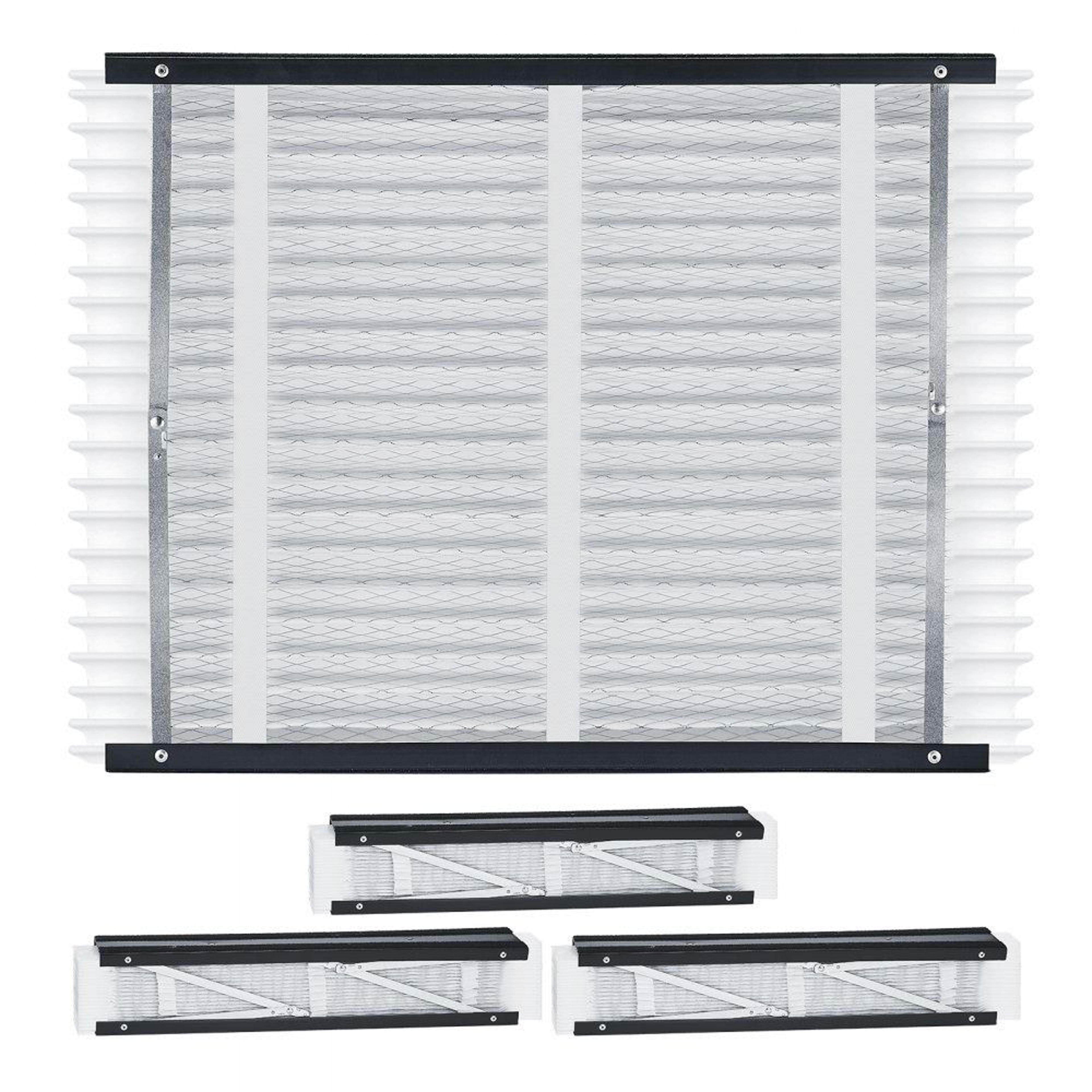 20 X 25 X 4 MERV 11 Pleated Furnace Air Filters 4Pack For HVAC Systems 0