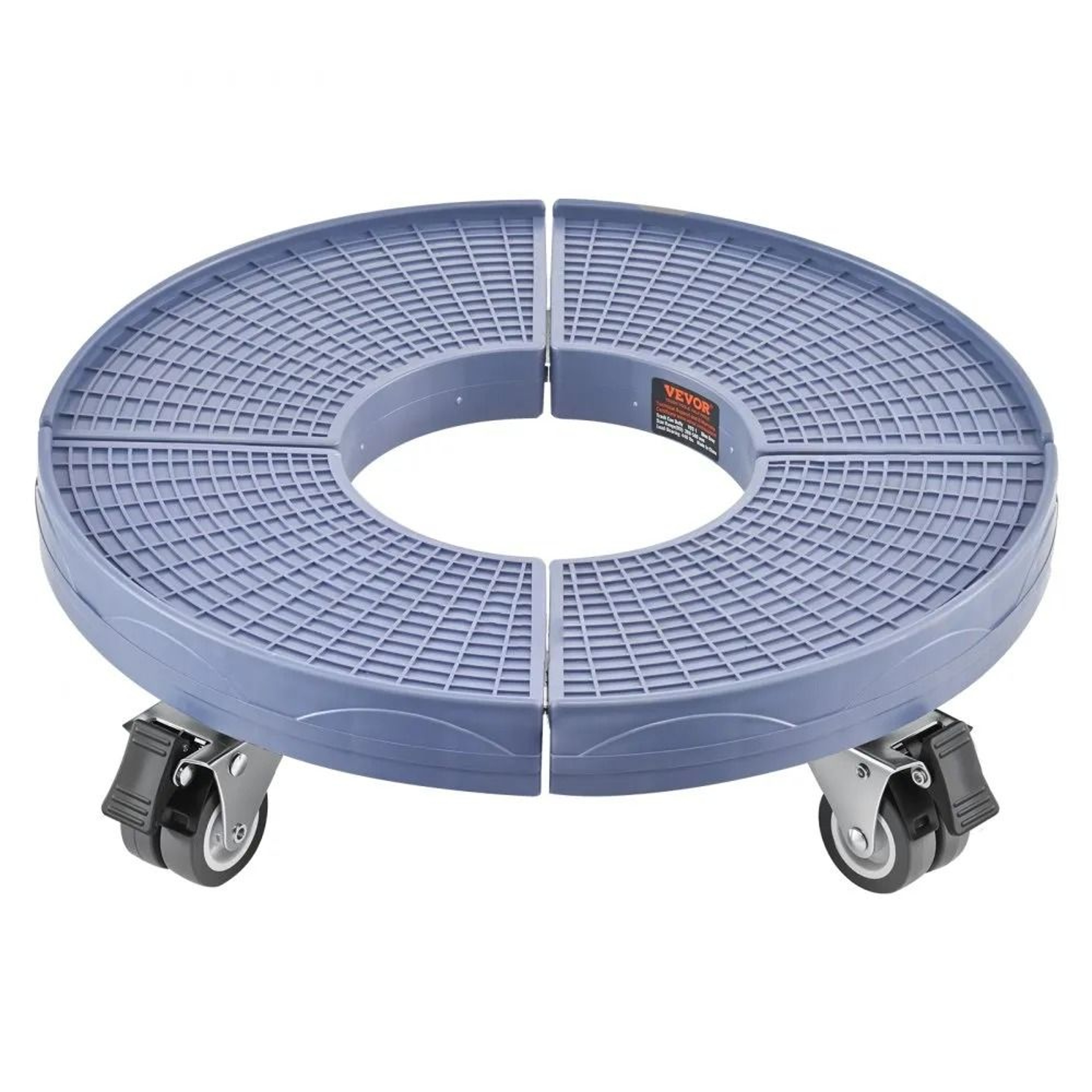 Adjustable Trash Can Dolly With 4 Locking Wheels And 440 Lb Capacity 7