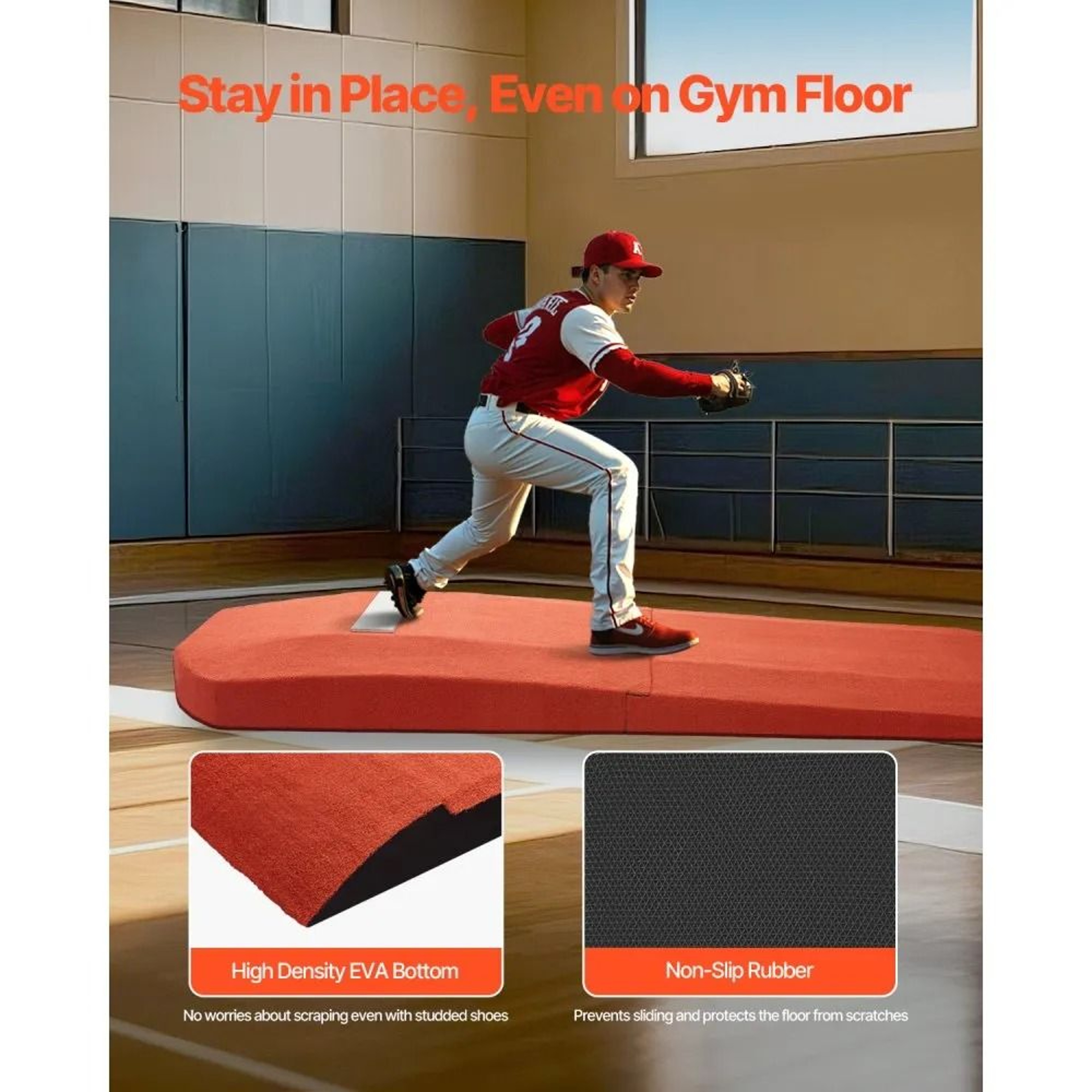 Portable Baseball Pitching Mound With NonSlip Turf For Indoor And Outdoor Training 2