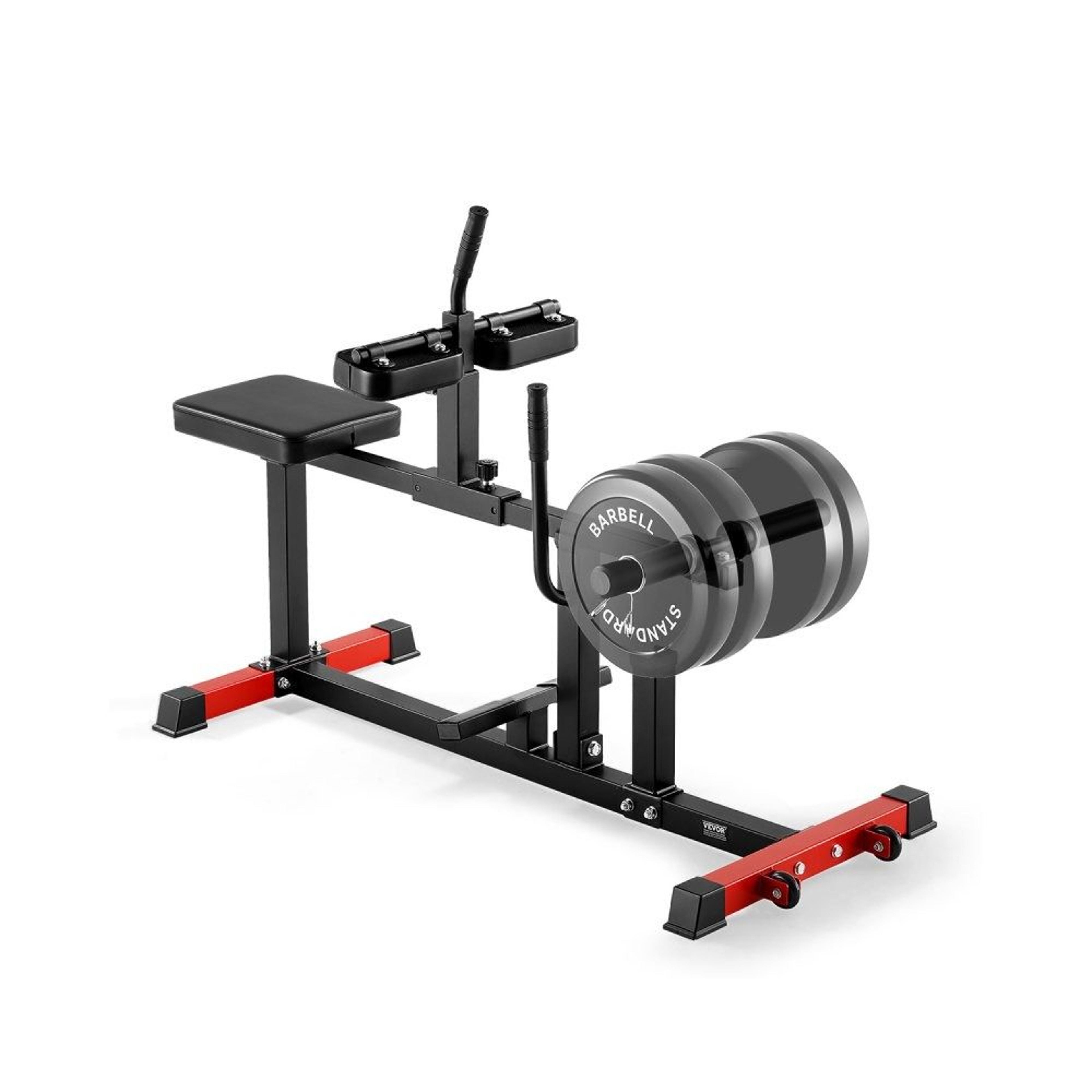 Seated Calf Raise Machine With 440 Lb Capacity And Adjustable Leg Support 0