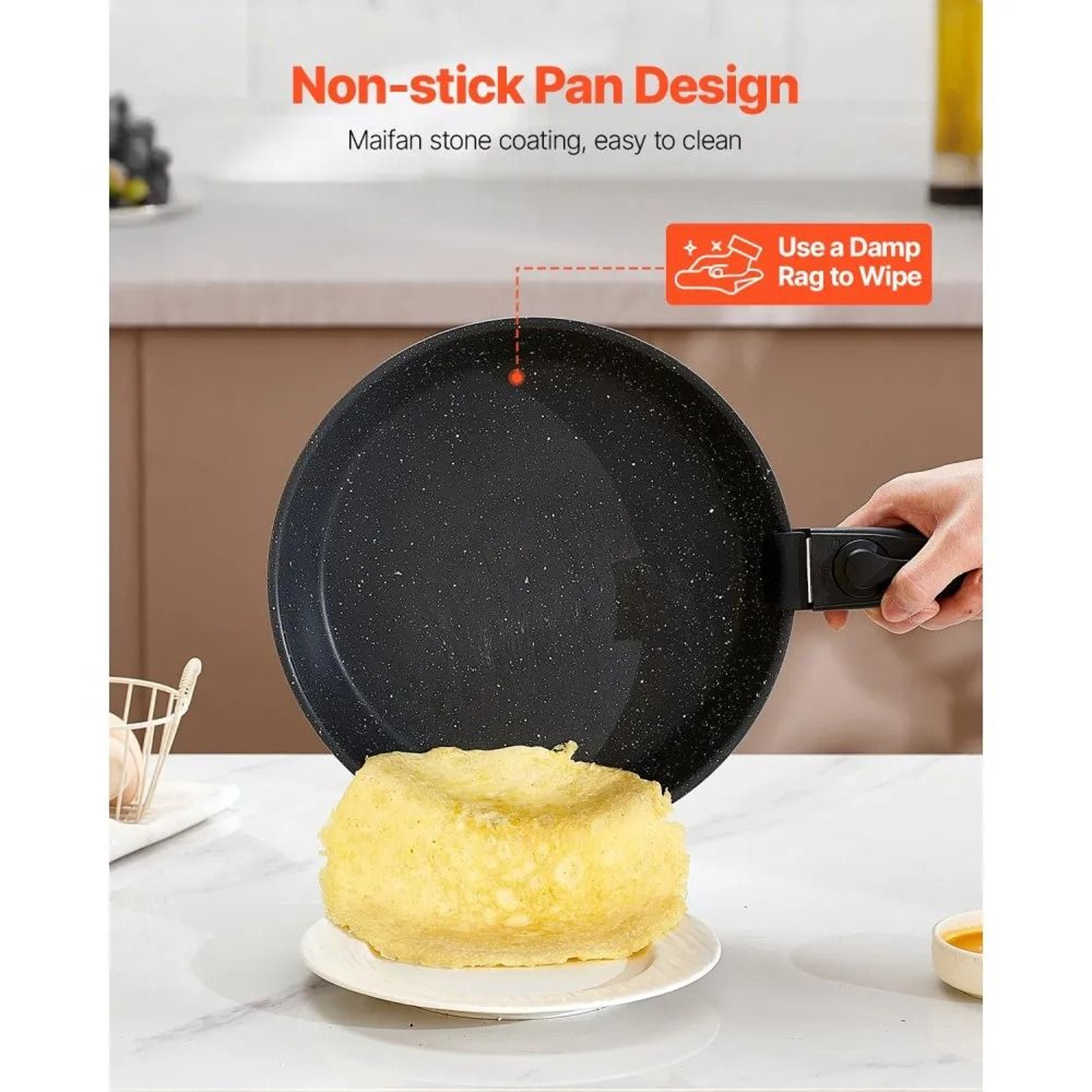 17Piece Nonstick Pots And Pans Set With Detachable Handles For Induction Cooking 4