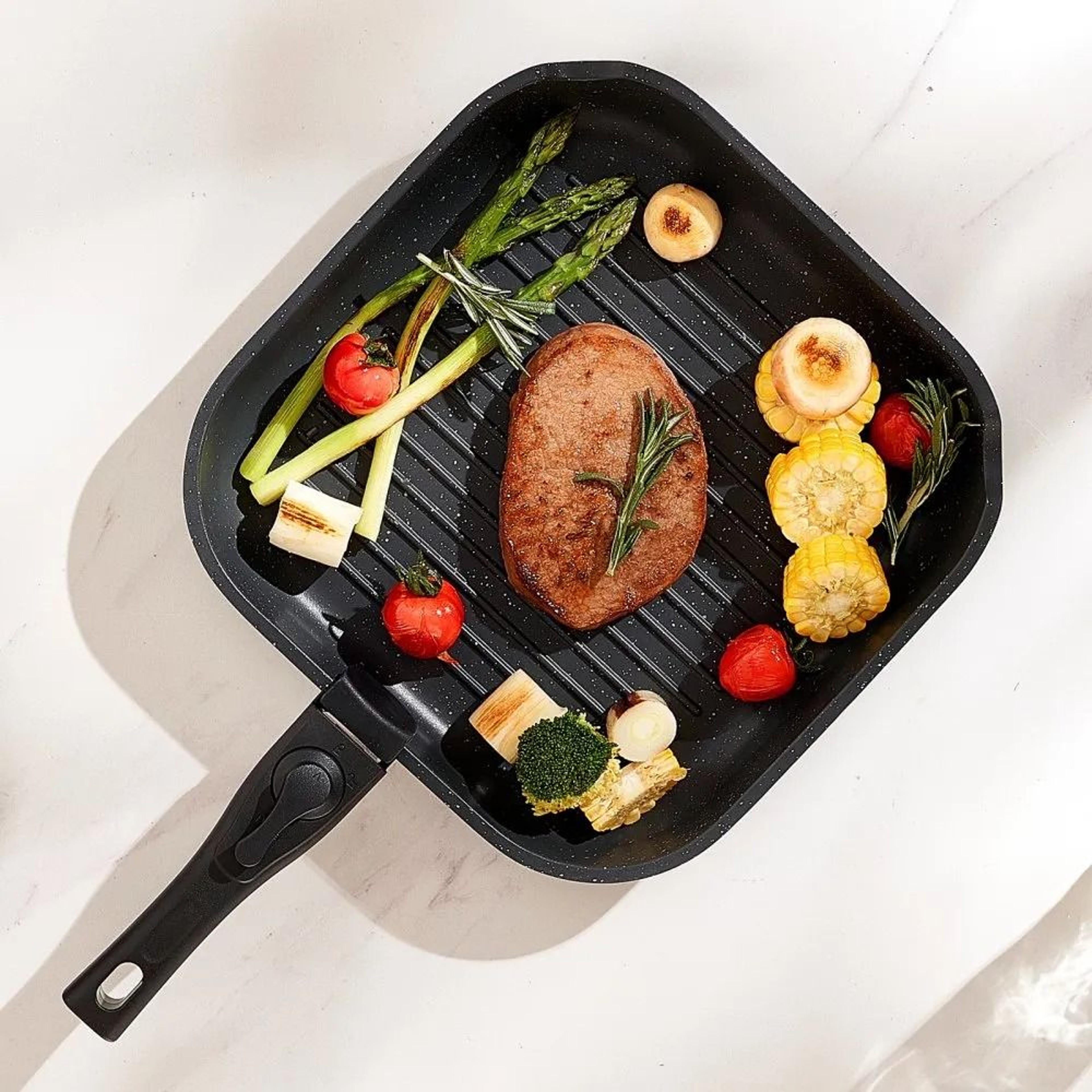 17Piece Nonstick Pots And Pans Set With Detachable Handles For Induction Cooking 6