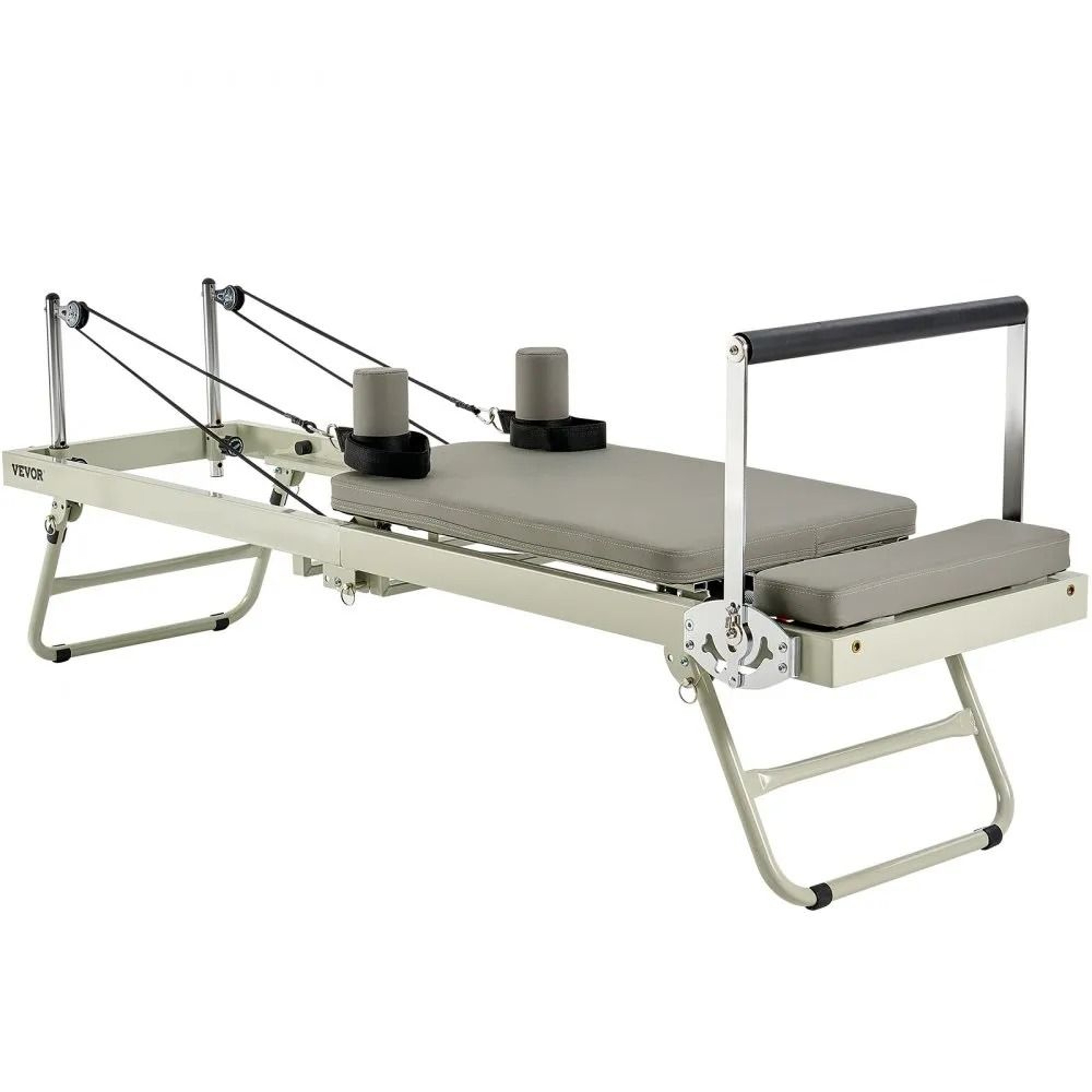 Foldable Pilates Reformer Machine With Dual Resistance 8