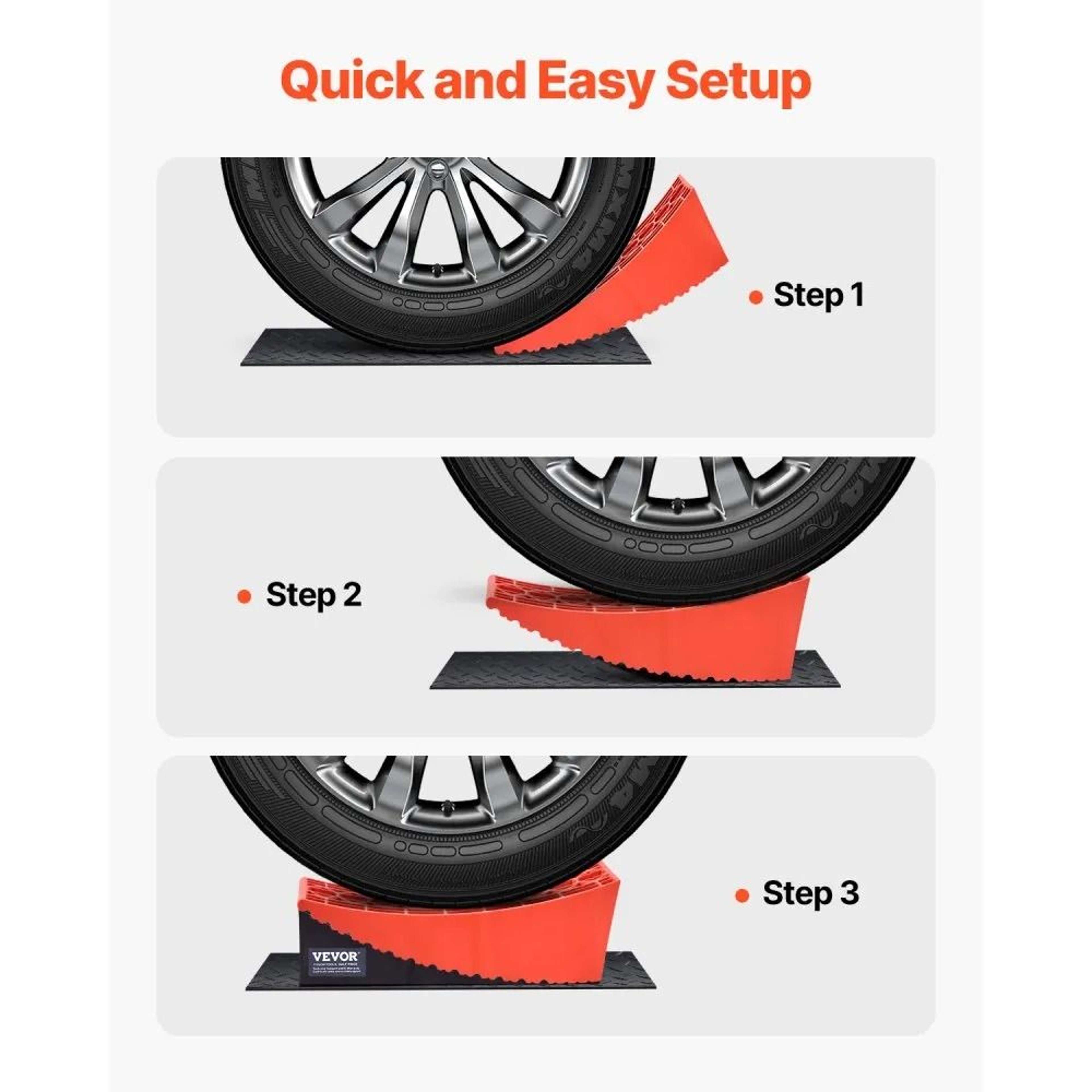 RV Camper Leveling Blocks 2Piece Heavy Duty Curved Leveler Kit With AntiSlip Mats 2