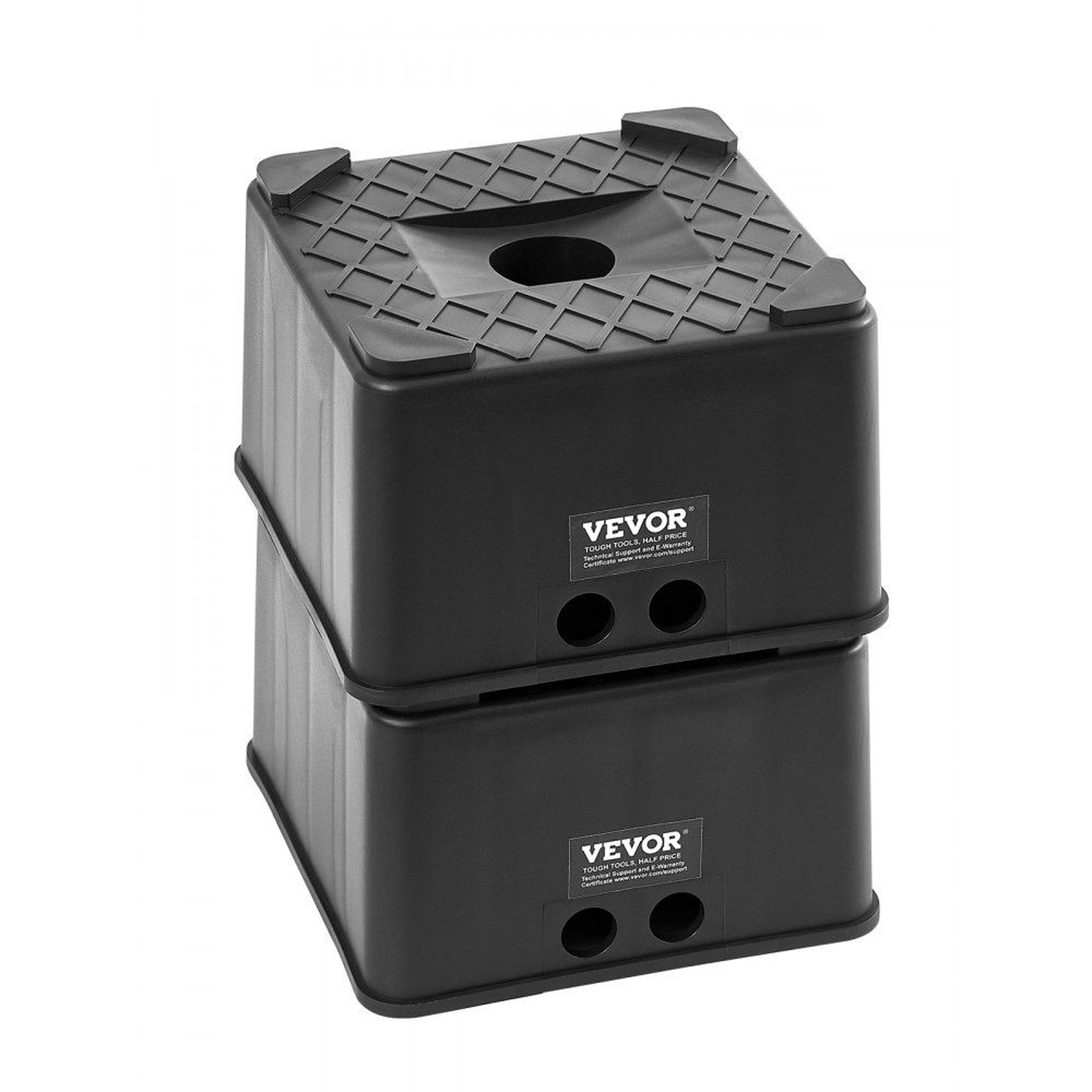Heavy Duty RV Trailer Jack Blocks 6Inch Leveling Supports 6000 Lbs Capacity 2Pack 0