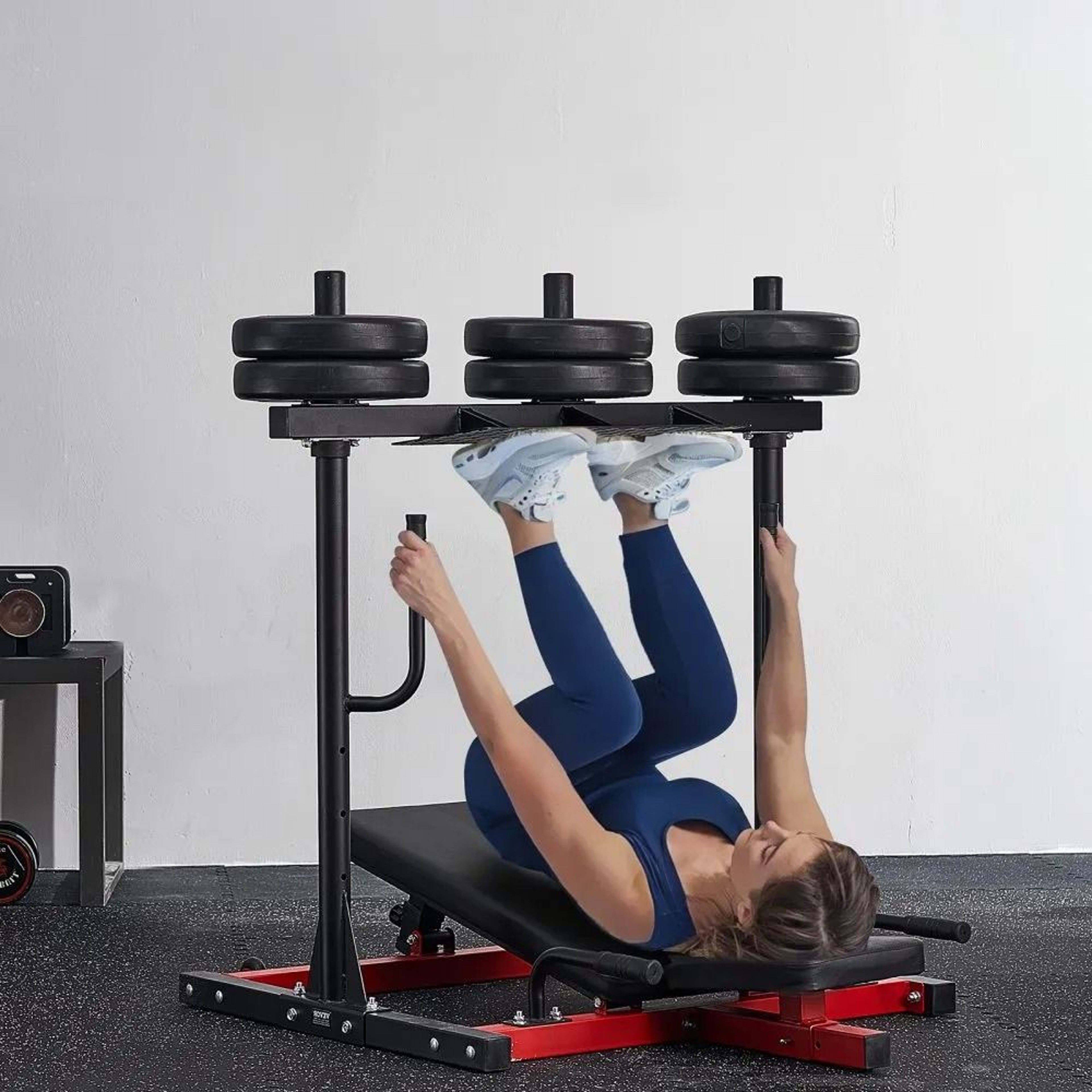 Vertical Leg Press Machine With Adjustable Positions And 550 Lb Capacity 5