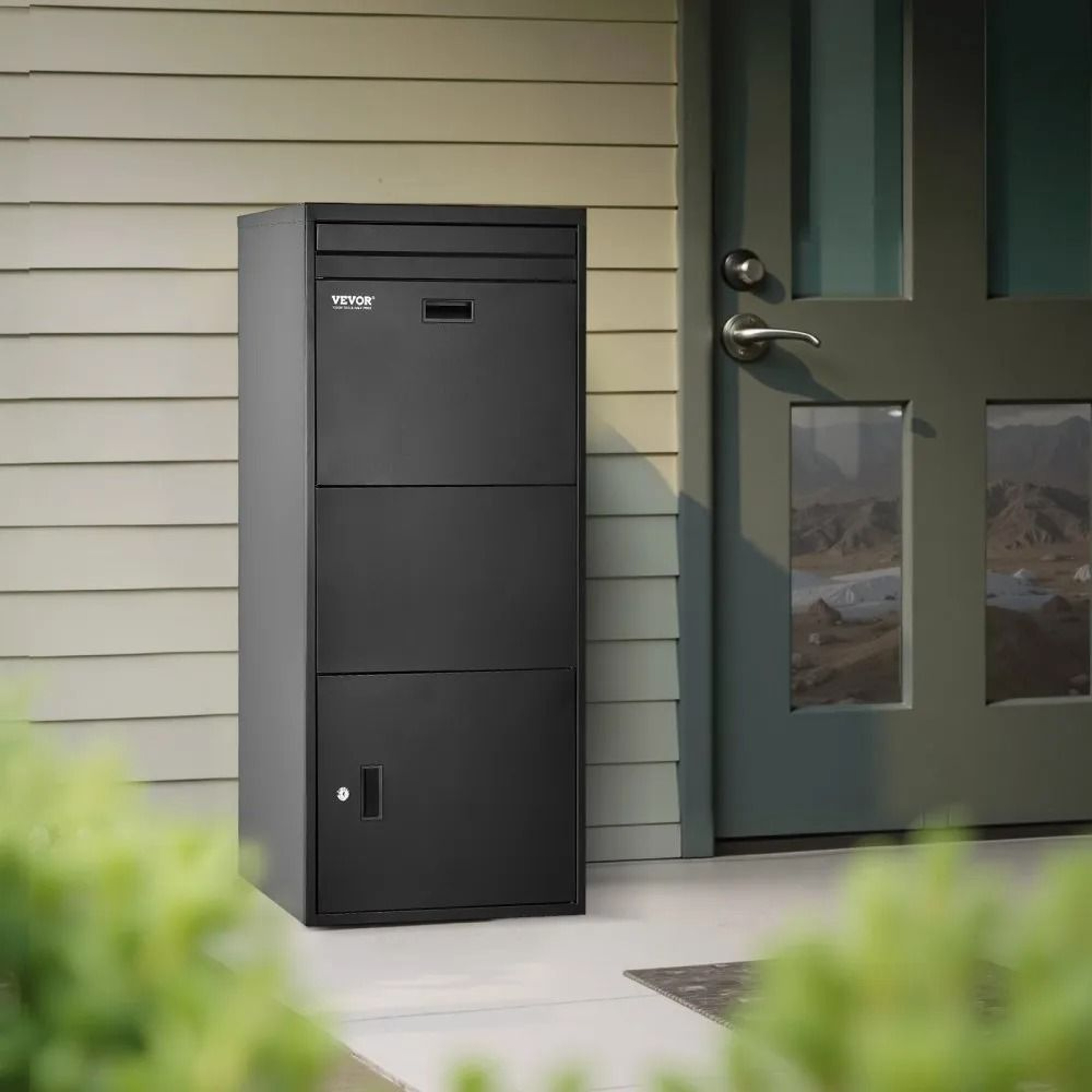 Lockable Outdoor Package Delivery Box With AntiTheft Design And WeatherResistant Steel 5