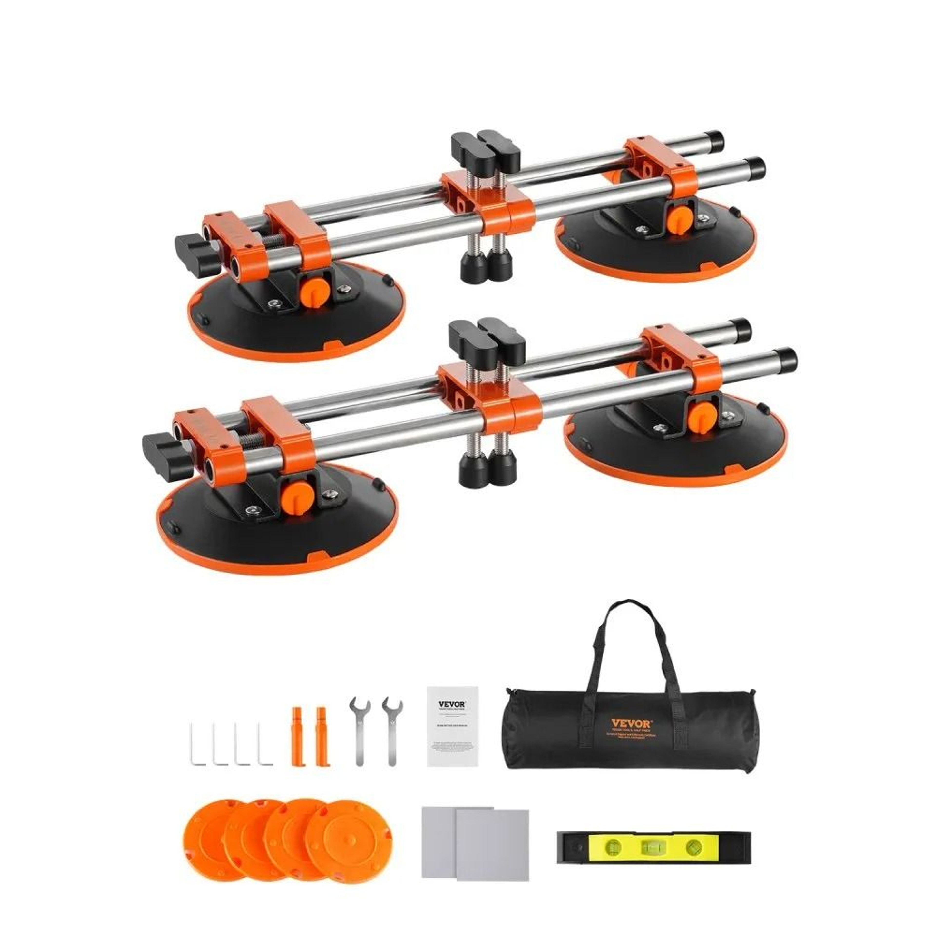 Granite Seam Setter 2Pack With 6Inch Vacuum Suction Cups And Tool Bag 0