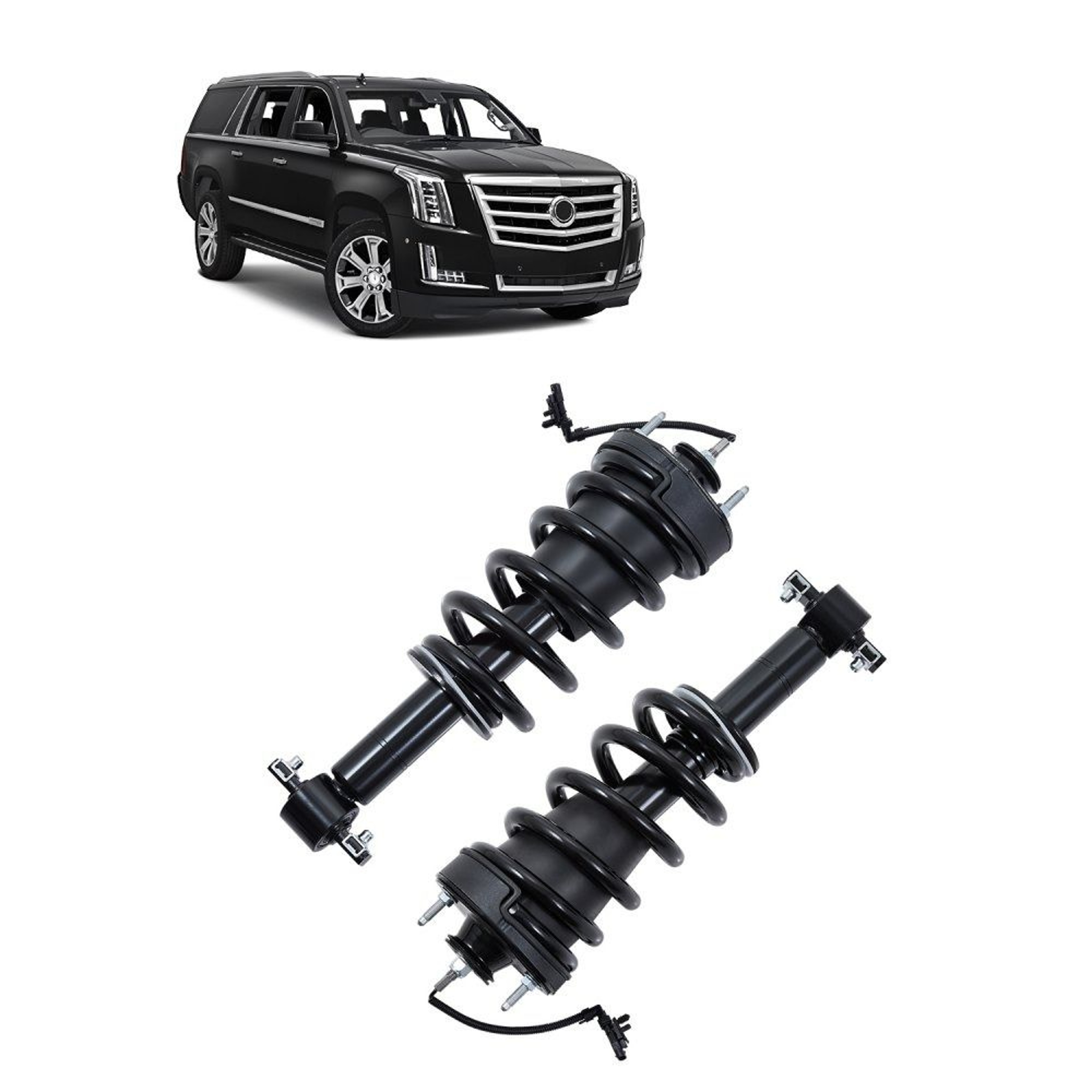 Front Air Shock Absorber Struts 2Piece Set For Cadillac Chevrolet And GMC 0