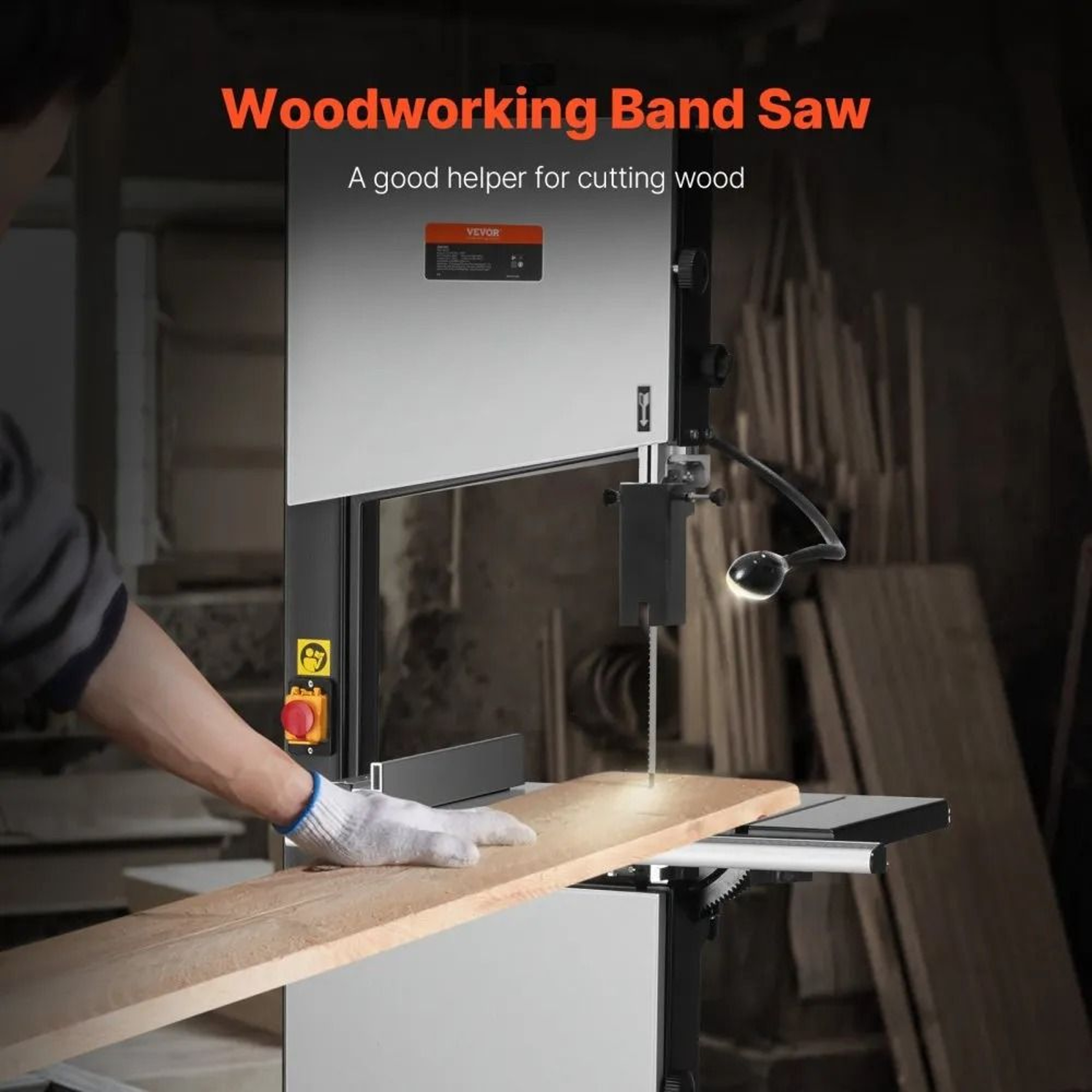 1339Inch Benchtop Band Saw With 15 HP Motor And Variable Speed Control 2