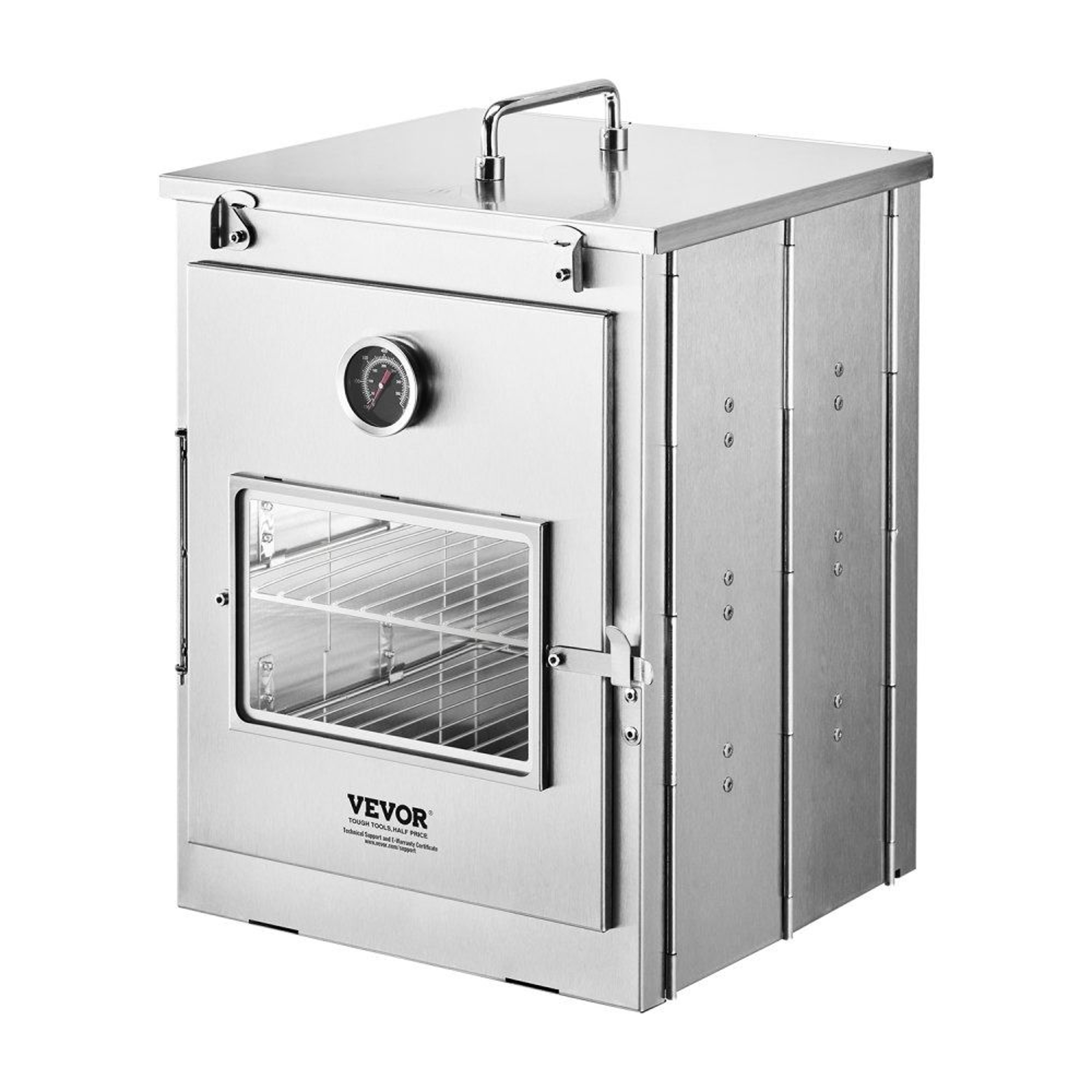 Foldable Camping Oven With 3Tier Racks And Thermometer Stainless Steel Portable Outdoor Oven 7