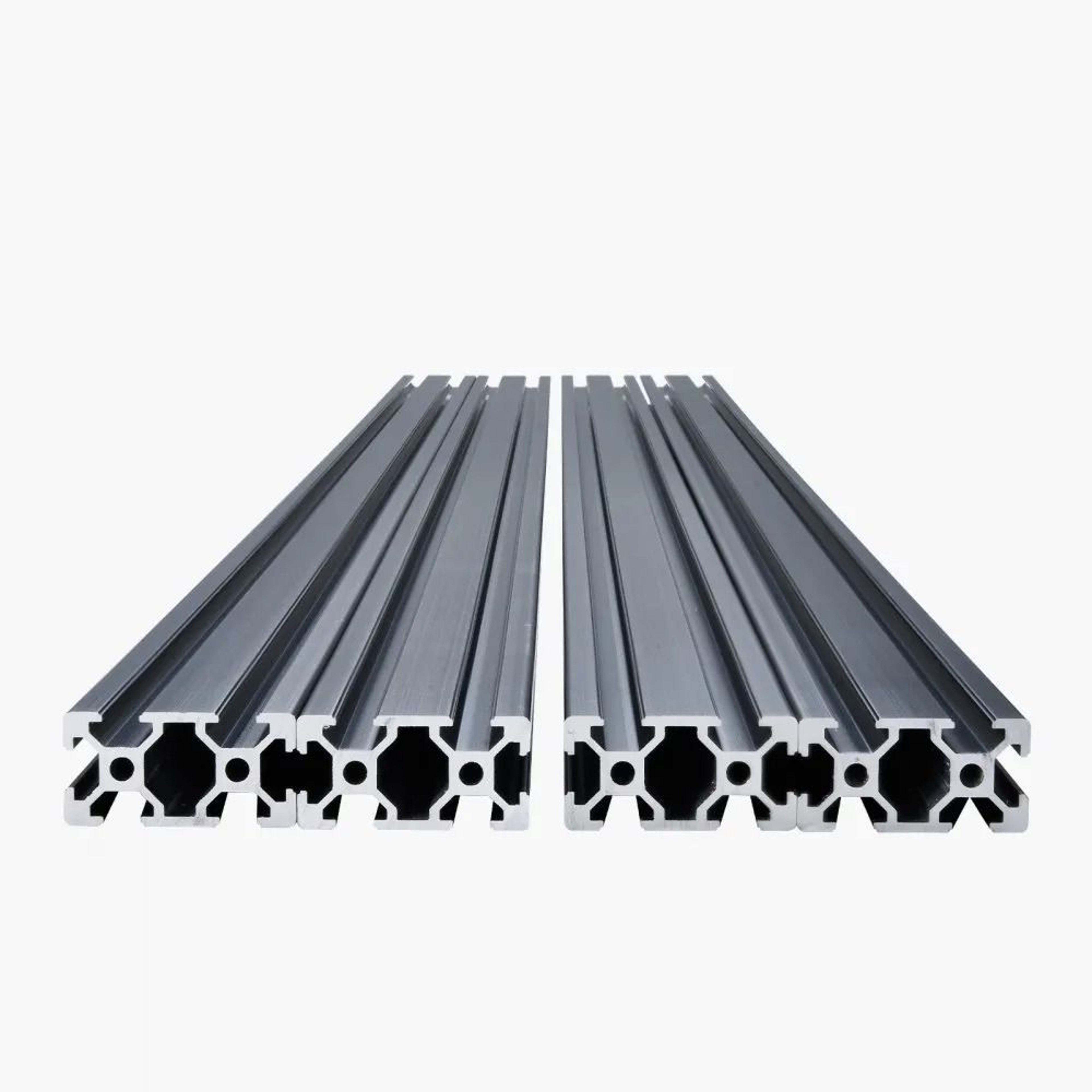 4PCS 2040 Aluminum Extrusion TSlot Rails 394Inch Black Anodized Profiles 7