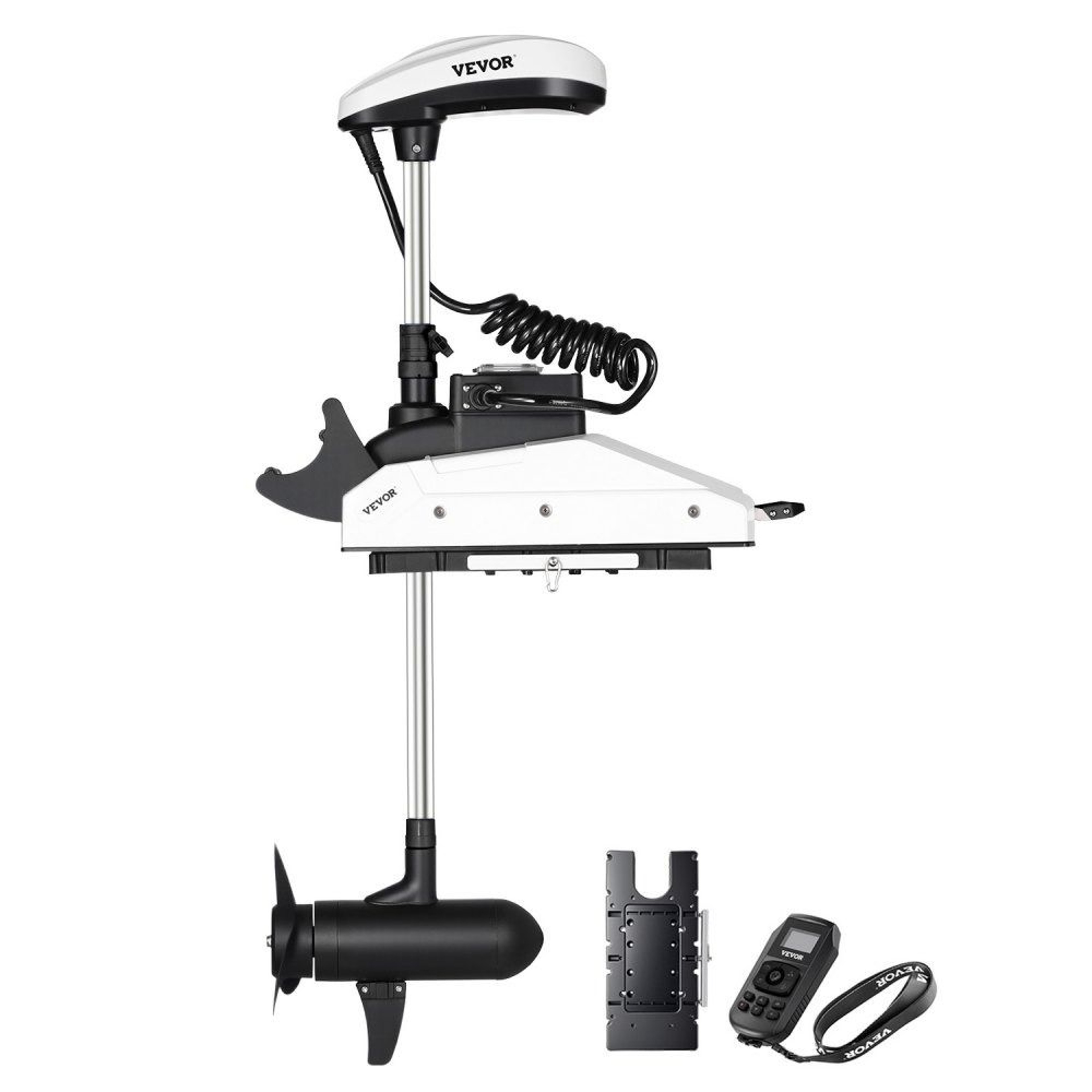55 Lb Thrust Electric Trolling Motor With GPS 12V Bow Mount And 54Inch Shaft 0