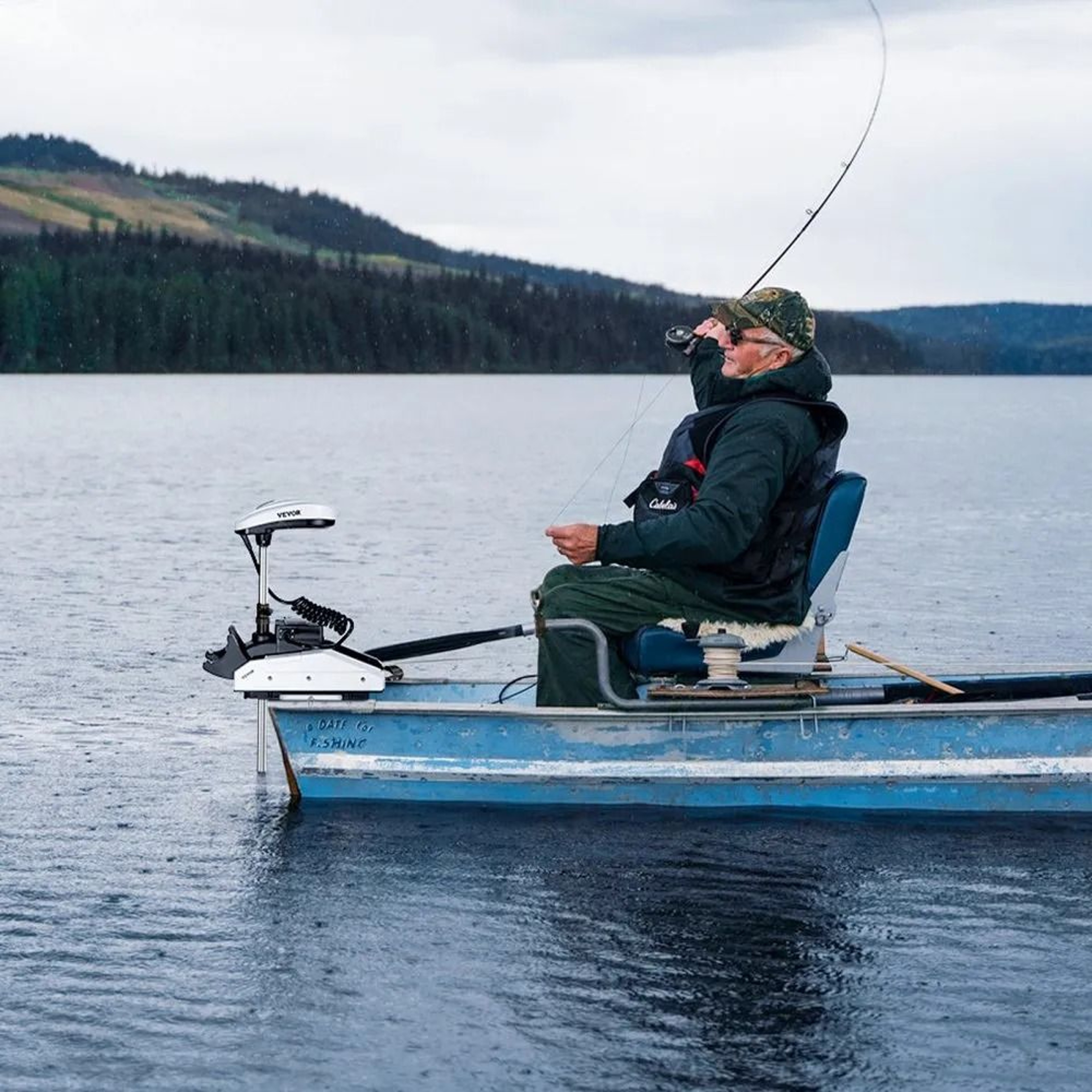 55 Lb Thrust Electric Trolling Motor With GPS 12V Bow Mount And 54Inch Shaft 5