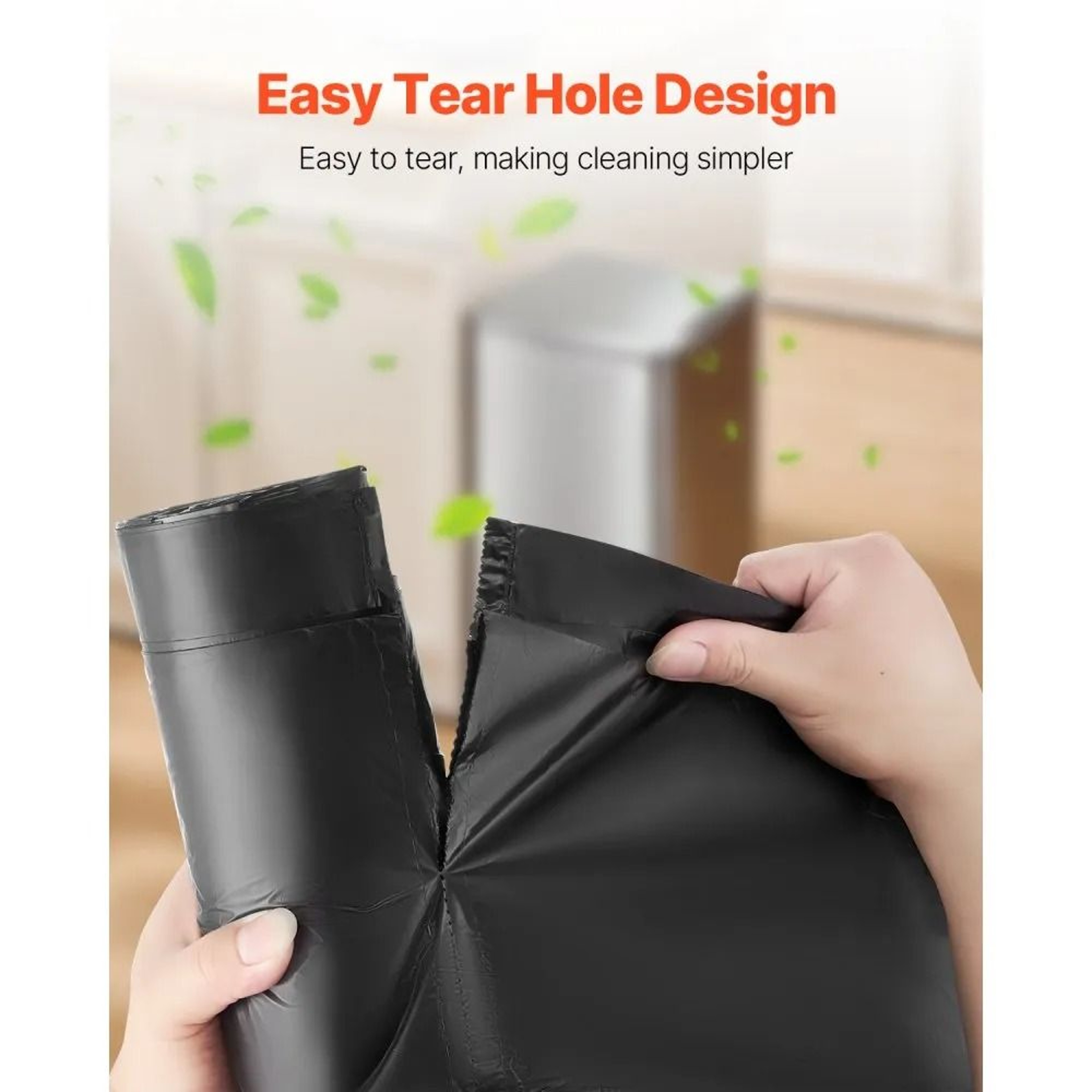 30 Gallon Drawstring Trash Bags Extra Thick 50 Count Black Garbage Bags 2