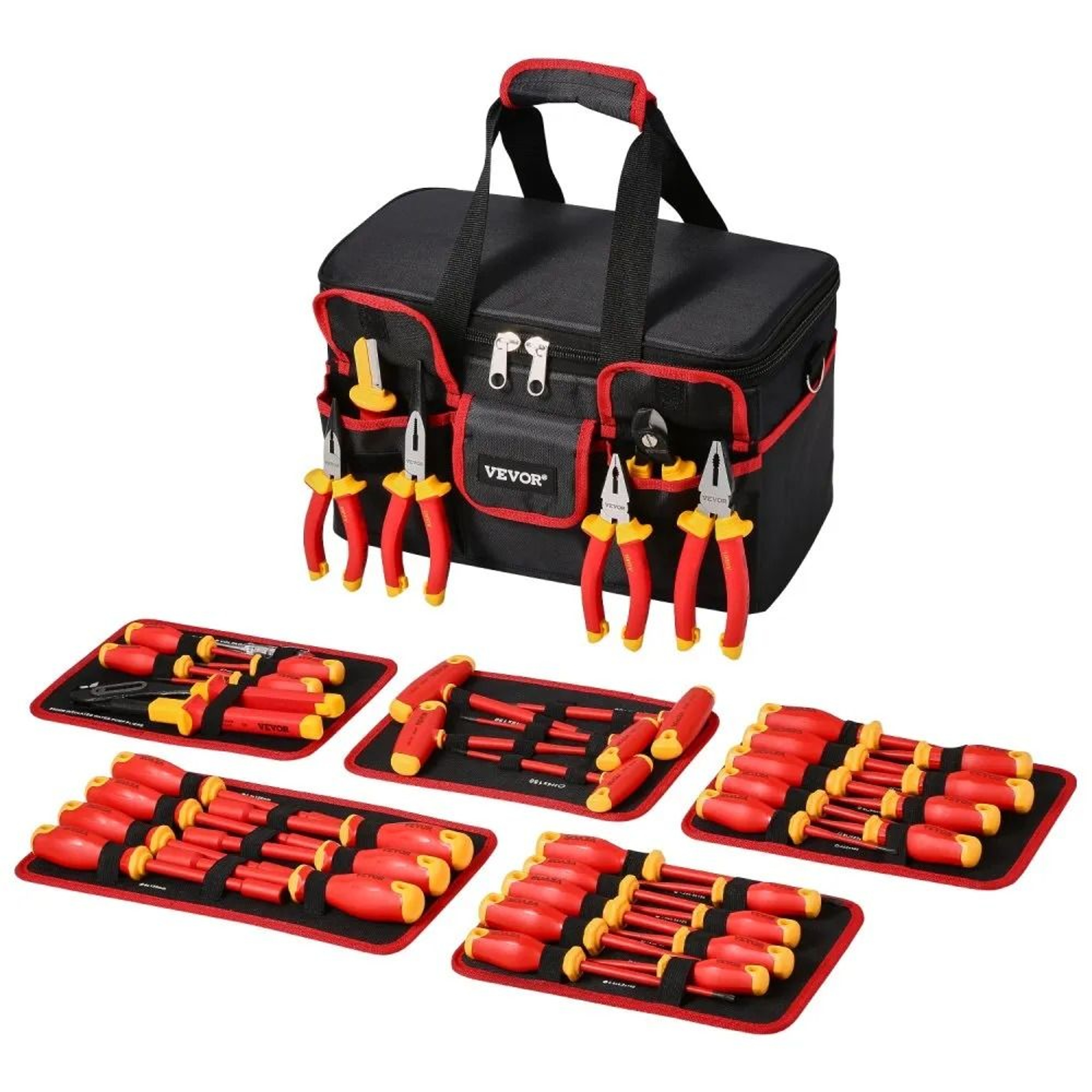 50Piece Insulated Screwdriver Set With 1000V Protection And Magnetic Tips 7