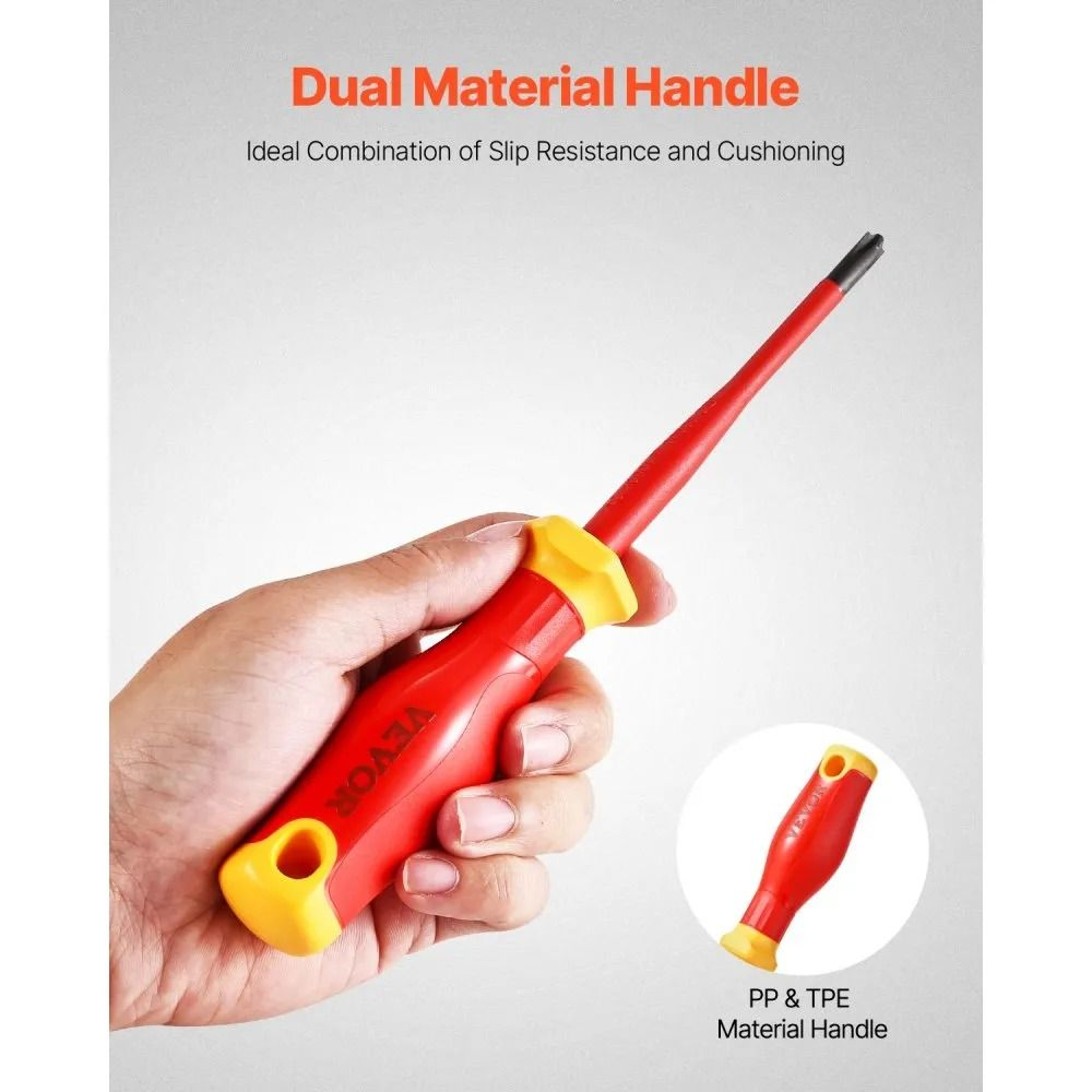 50Piece Insulated Screwdriver Set With 1000V Protection And Magnetic Tips 1