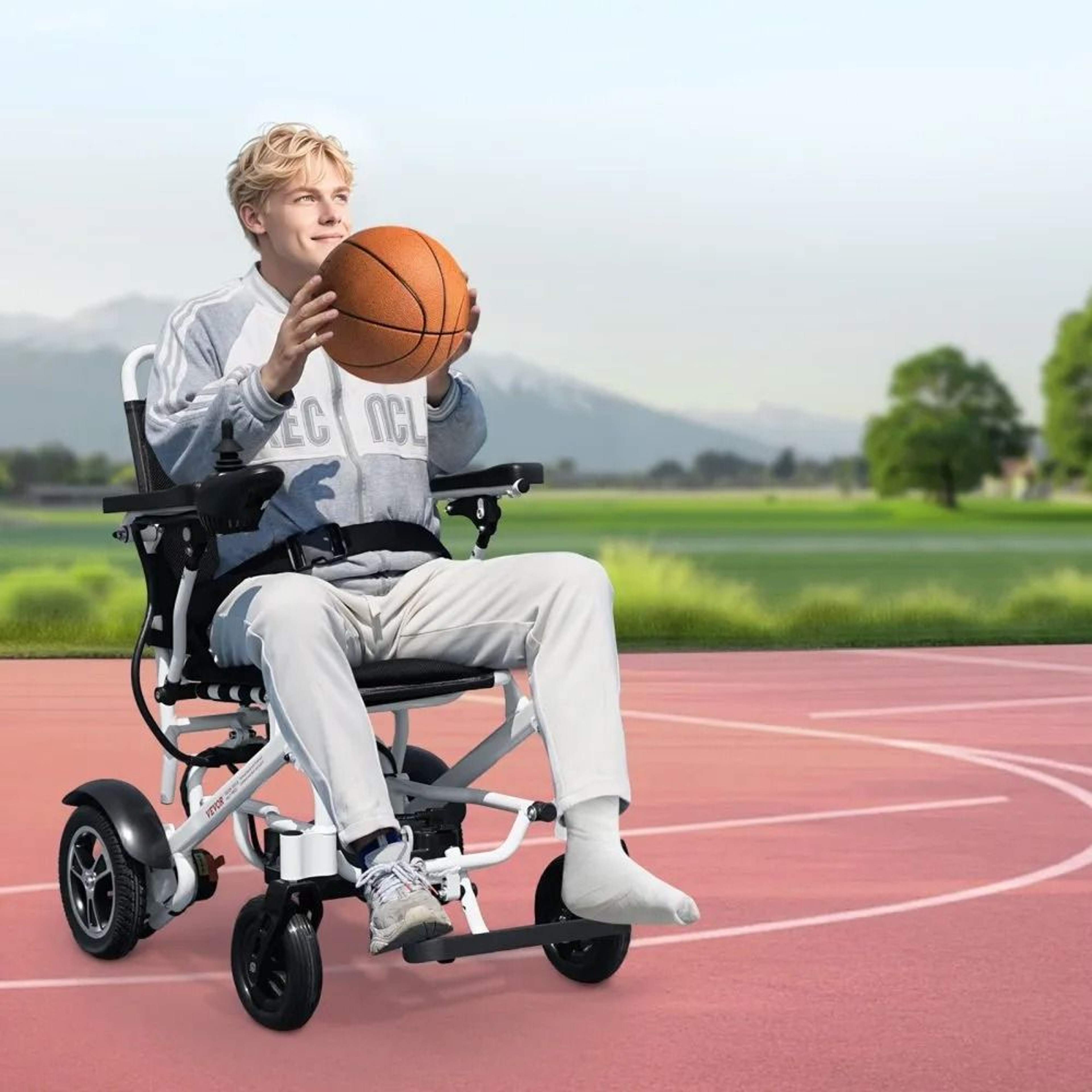Foldable Electric Wheelchair For Adults With 300LB Capacity And 13Mile Range 6