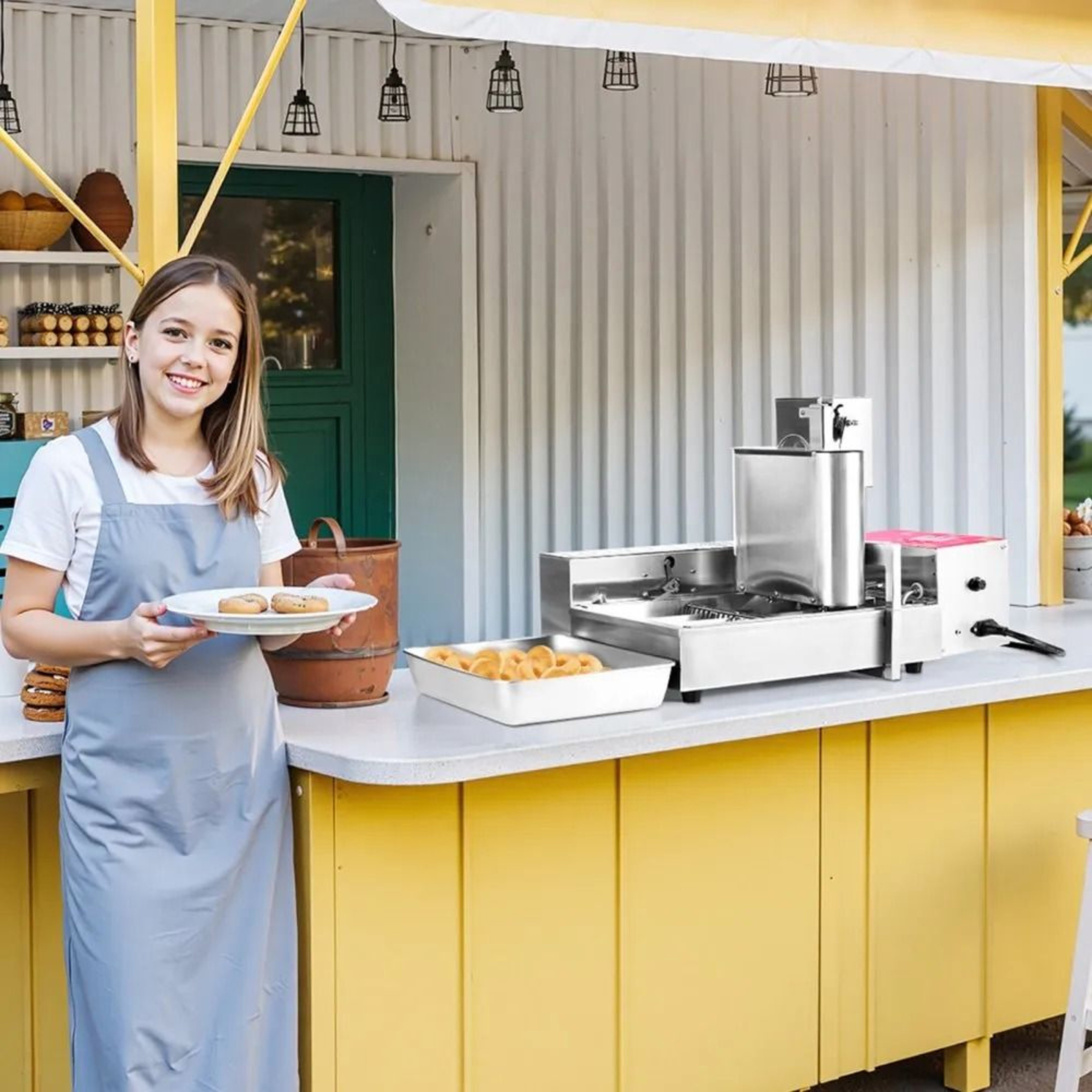 Commercial Automatic Donut Machine With 4 Rows And Intelligent Control 6
