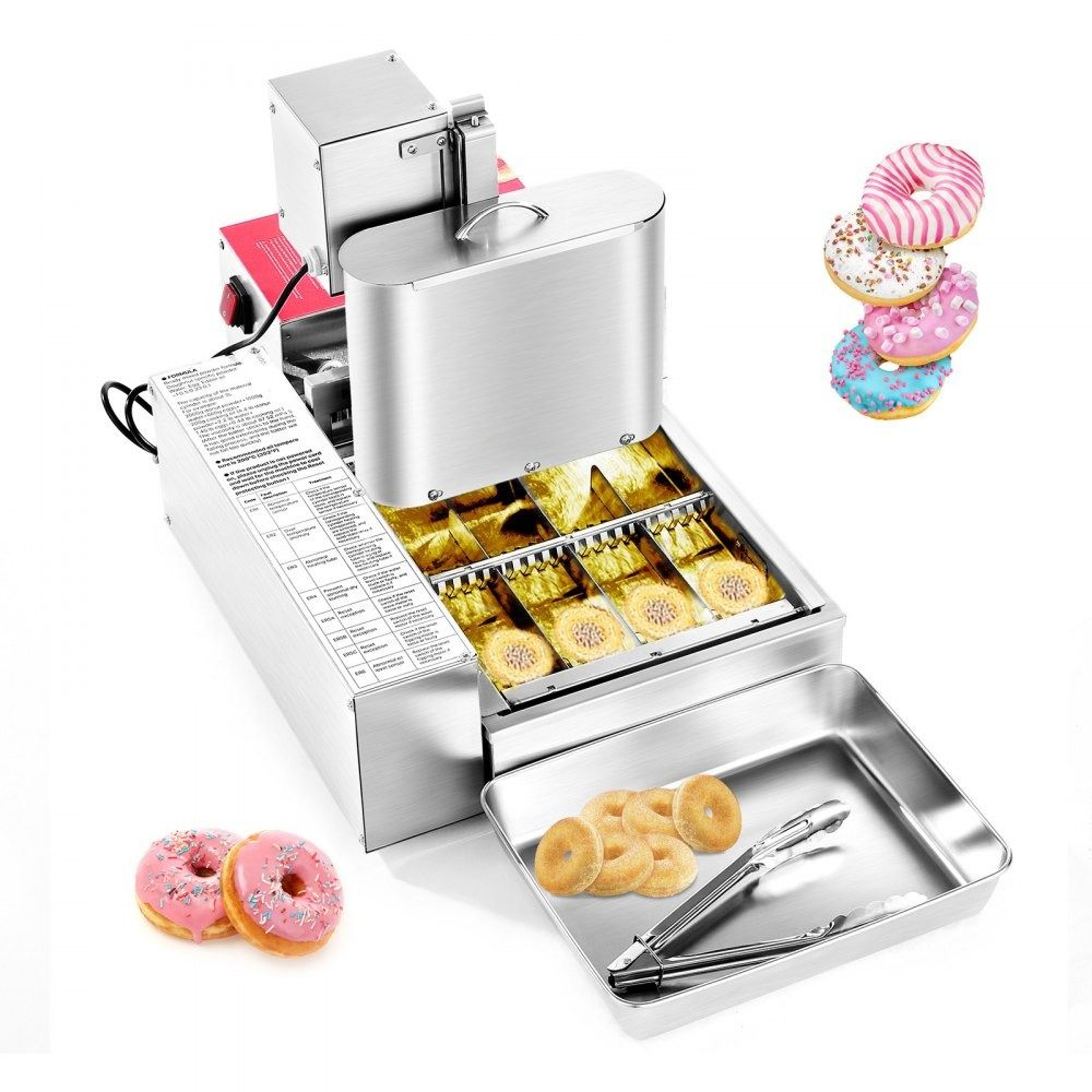 Commercial Automatic Donut Machine With 4 Rows And Intelligent Control 0