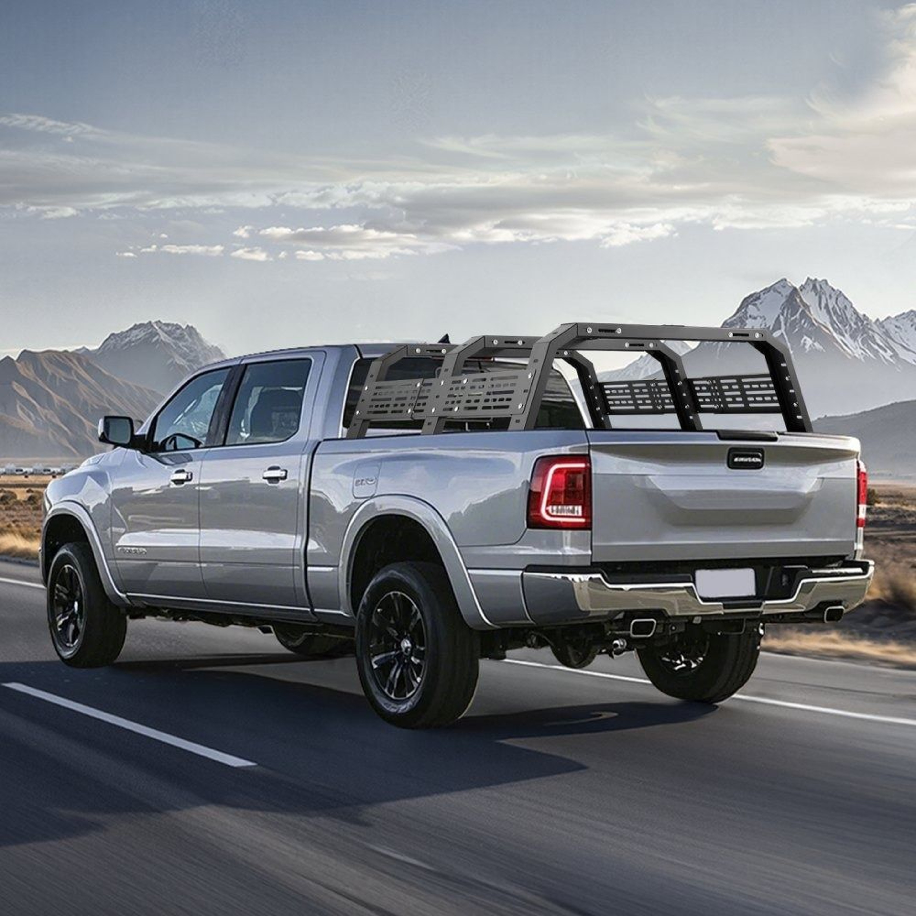 Overland Truck Bed Rack With Adjustable Width And 900 Lb Static Load Capacity 6
