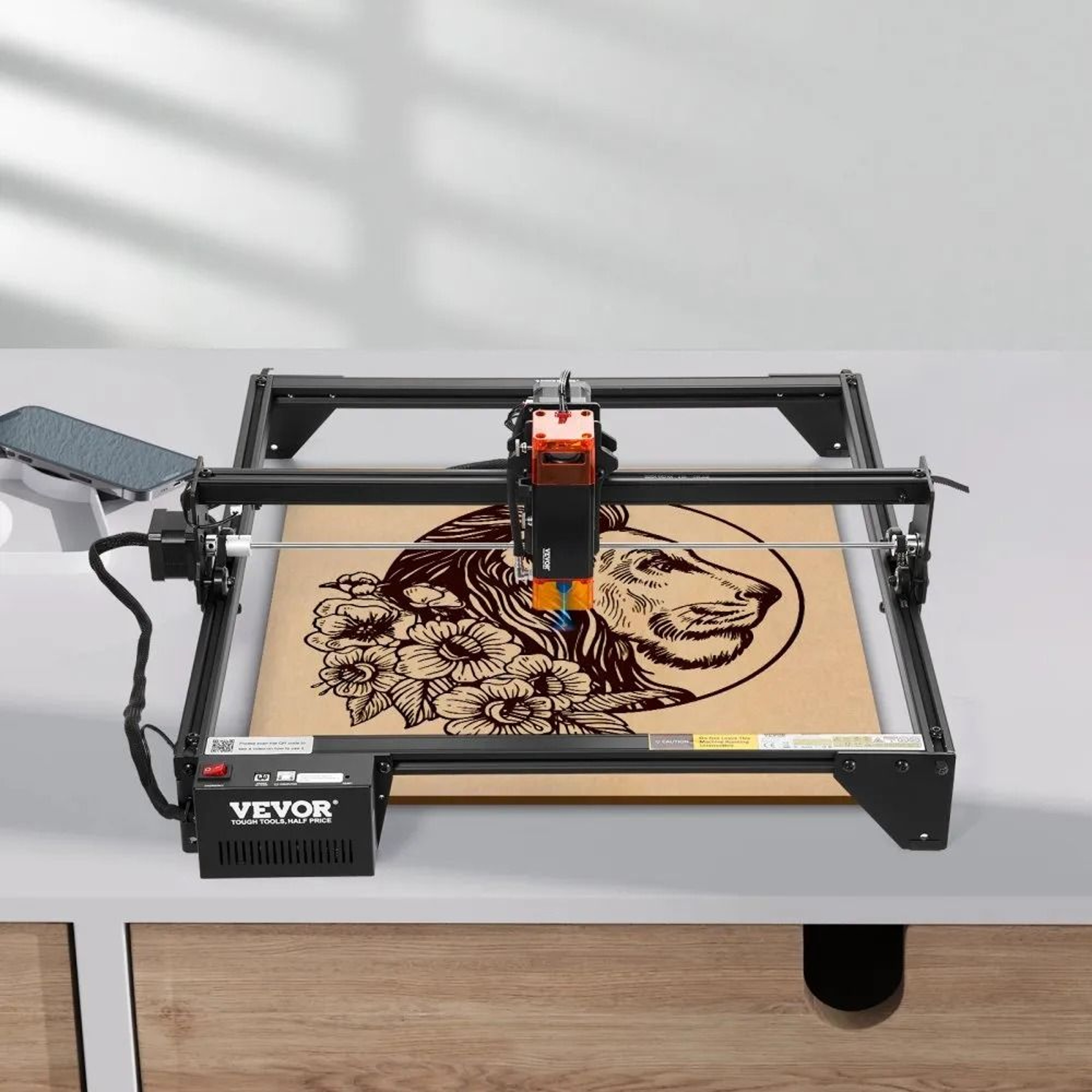 10W Laser Engraver And Cutter With 149 X 157 Inch Working Area 6