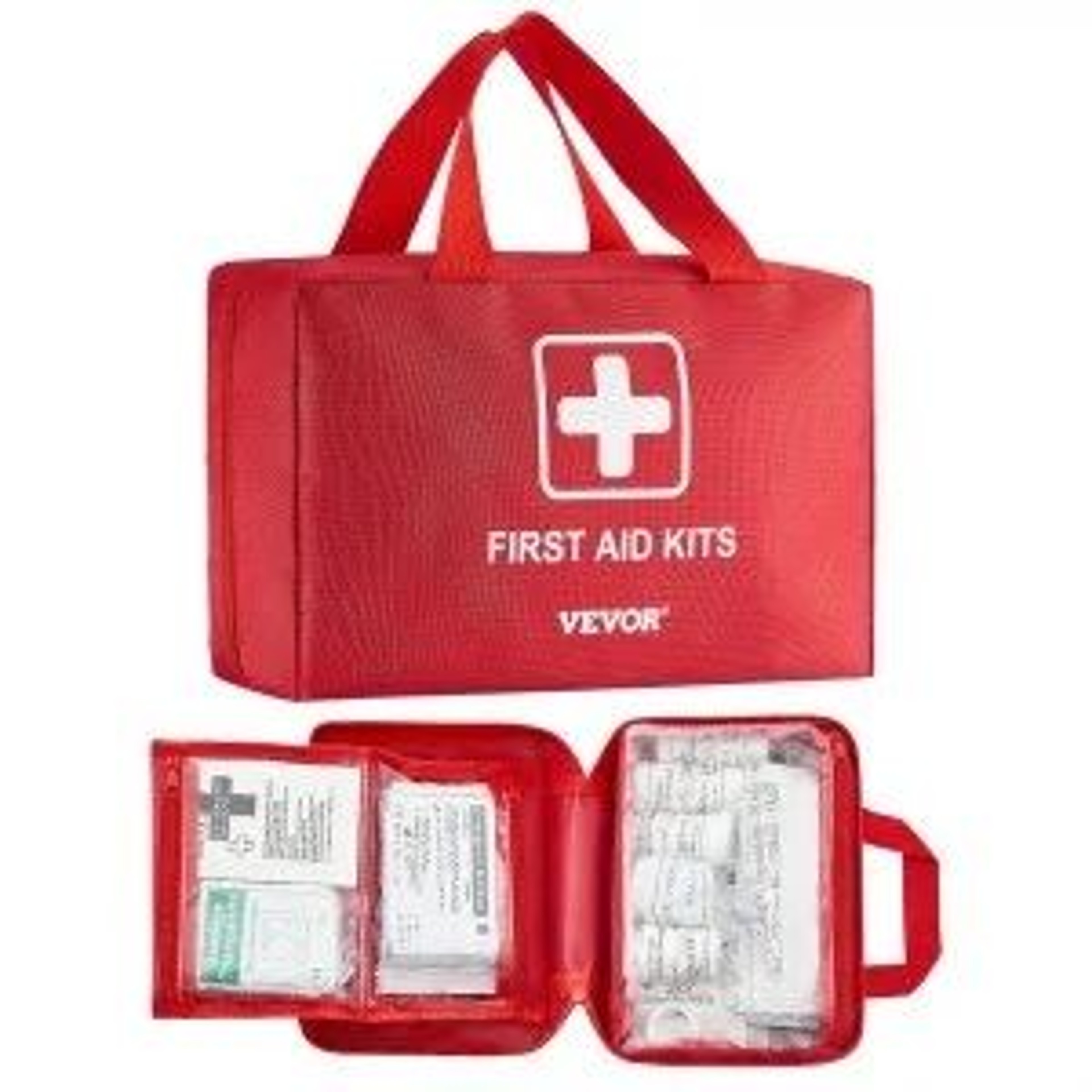 500Piece First Aid Kit With Durable 600D Nylon Emergency Medical Bag 0