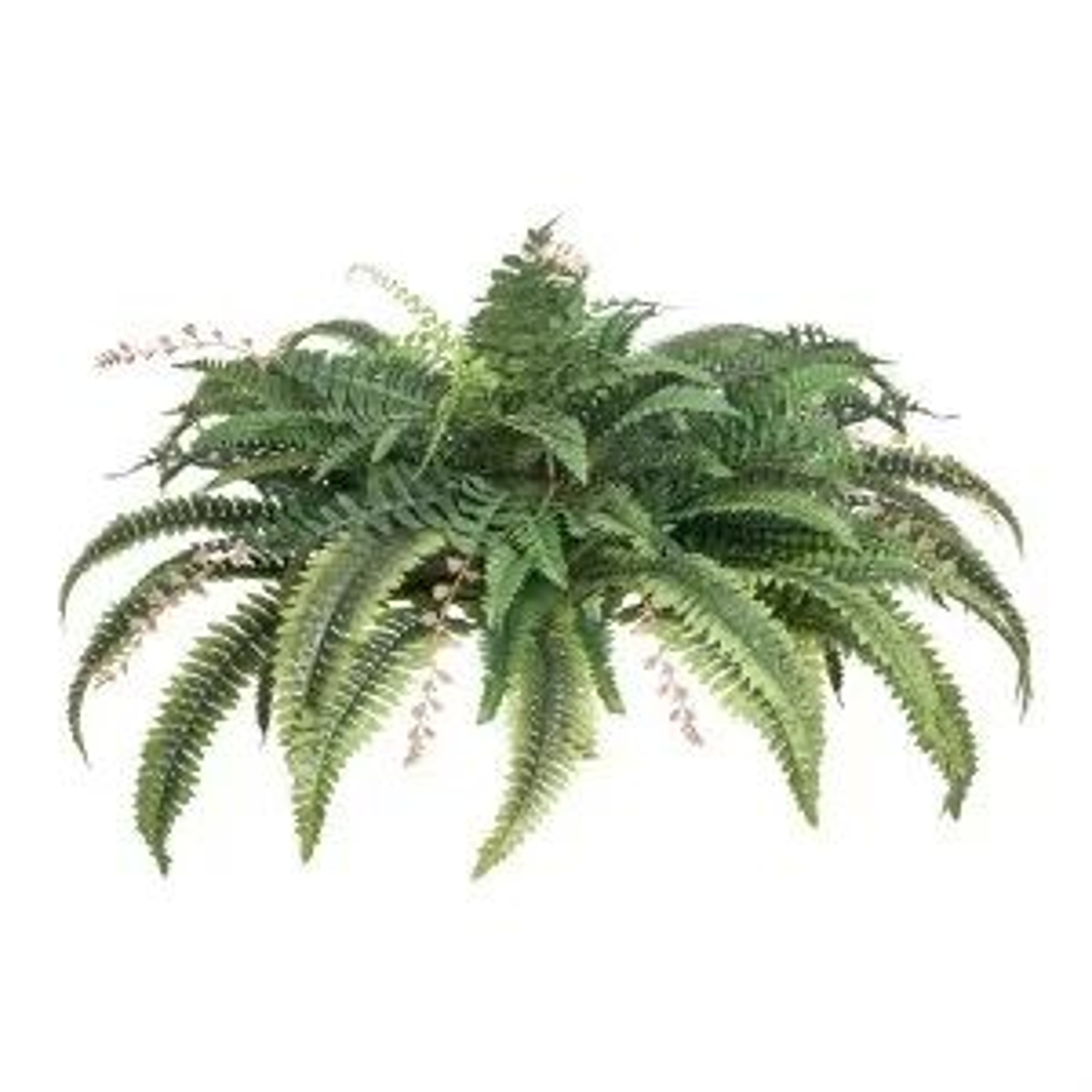 Artificial Boston Fern 3741 Inch Large Hanging Faux Plant For Indoor Outdoor Decor 0