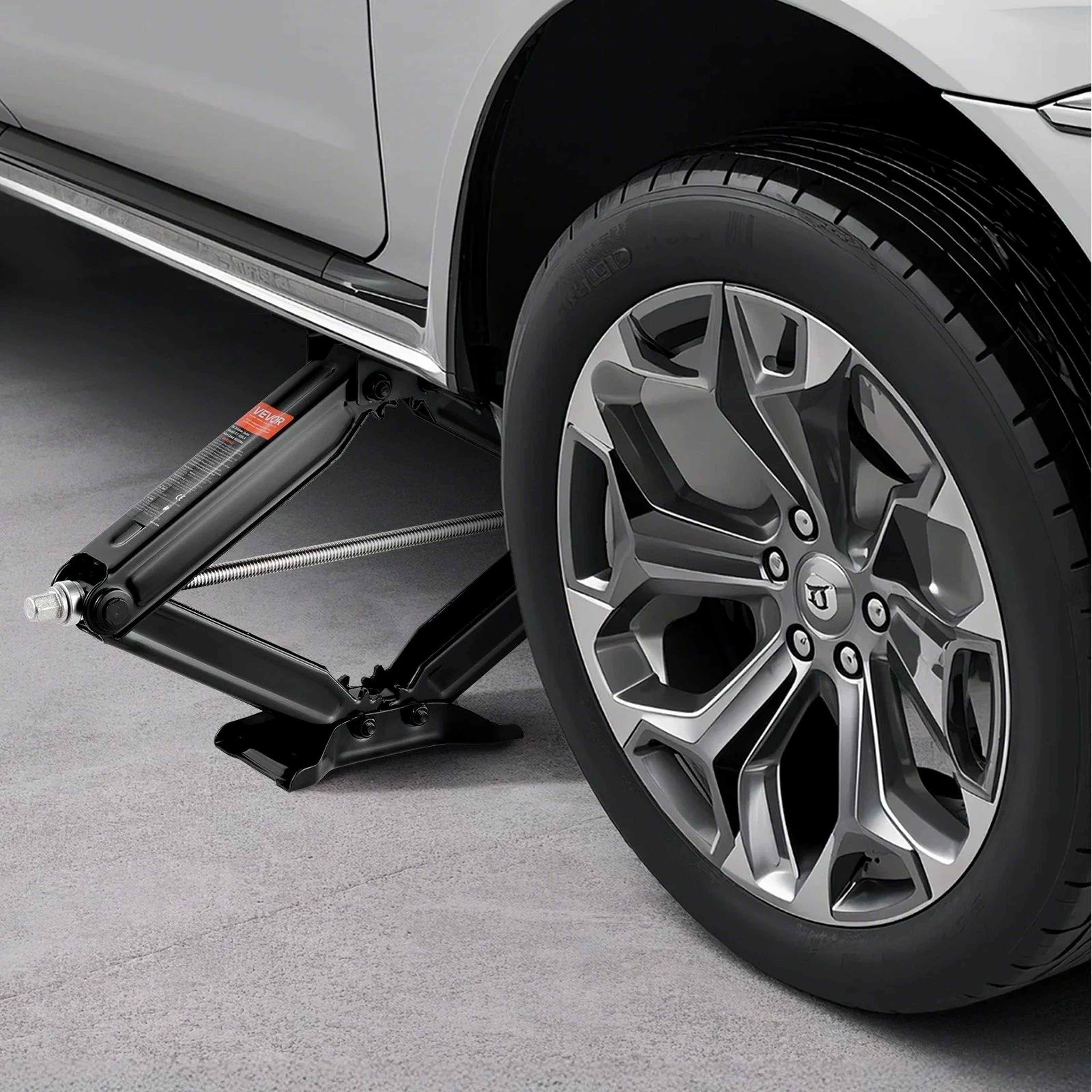 6500 Lb RV Scissor Stabilizer Jacks With Adjustable Height And Crank Handle Set Of 2 6