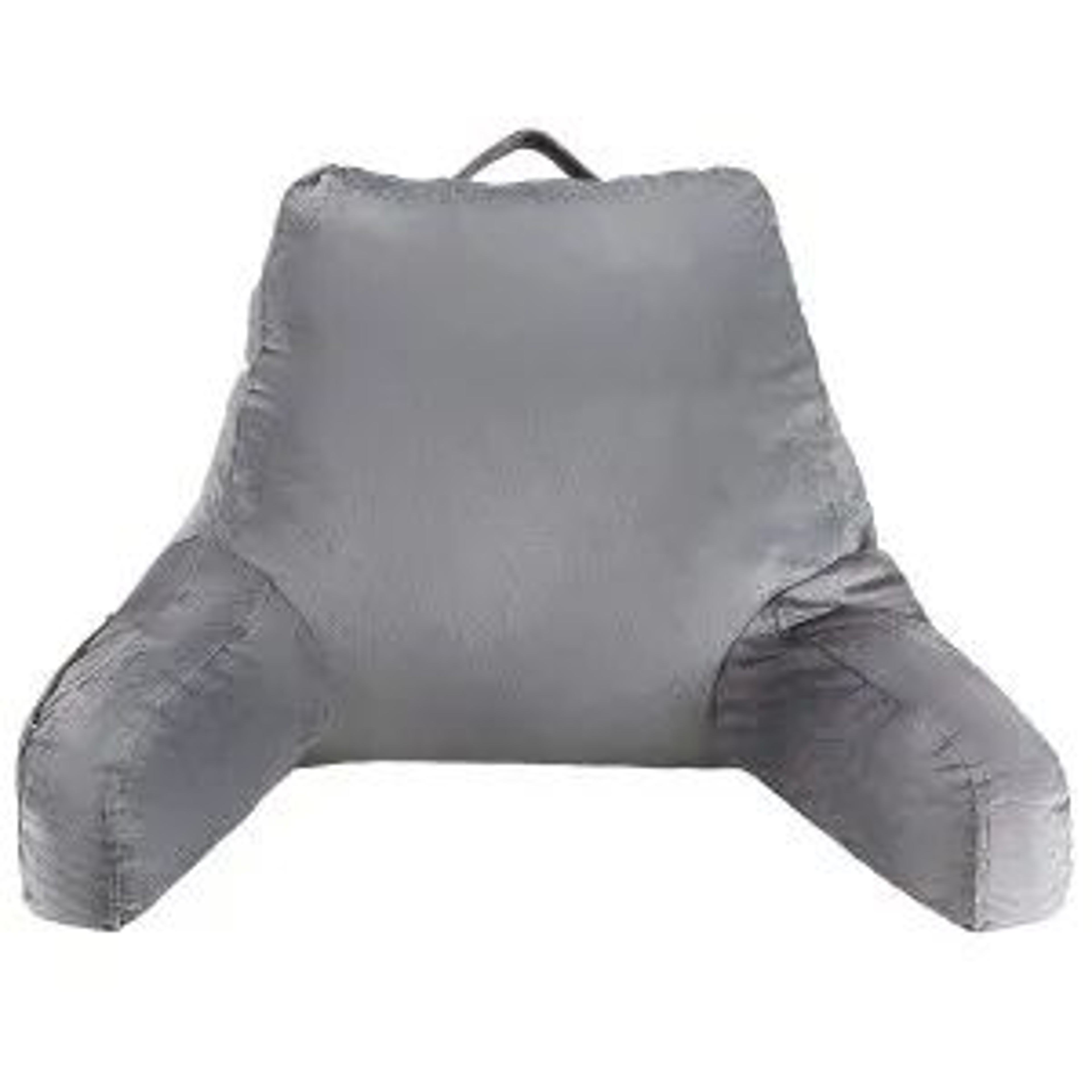 Shredded Memory Foam Reading Pillow With 3 Pockets And Washable Velvet Cover 0