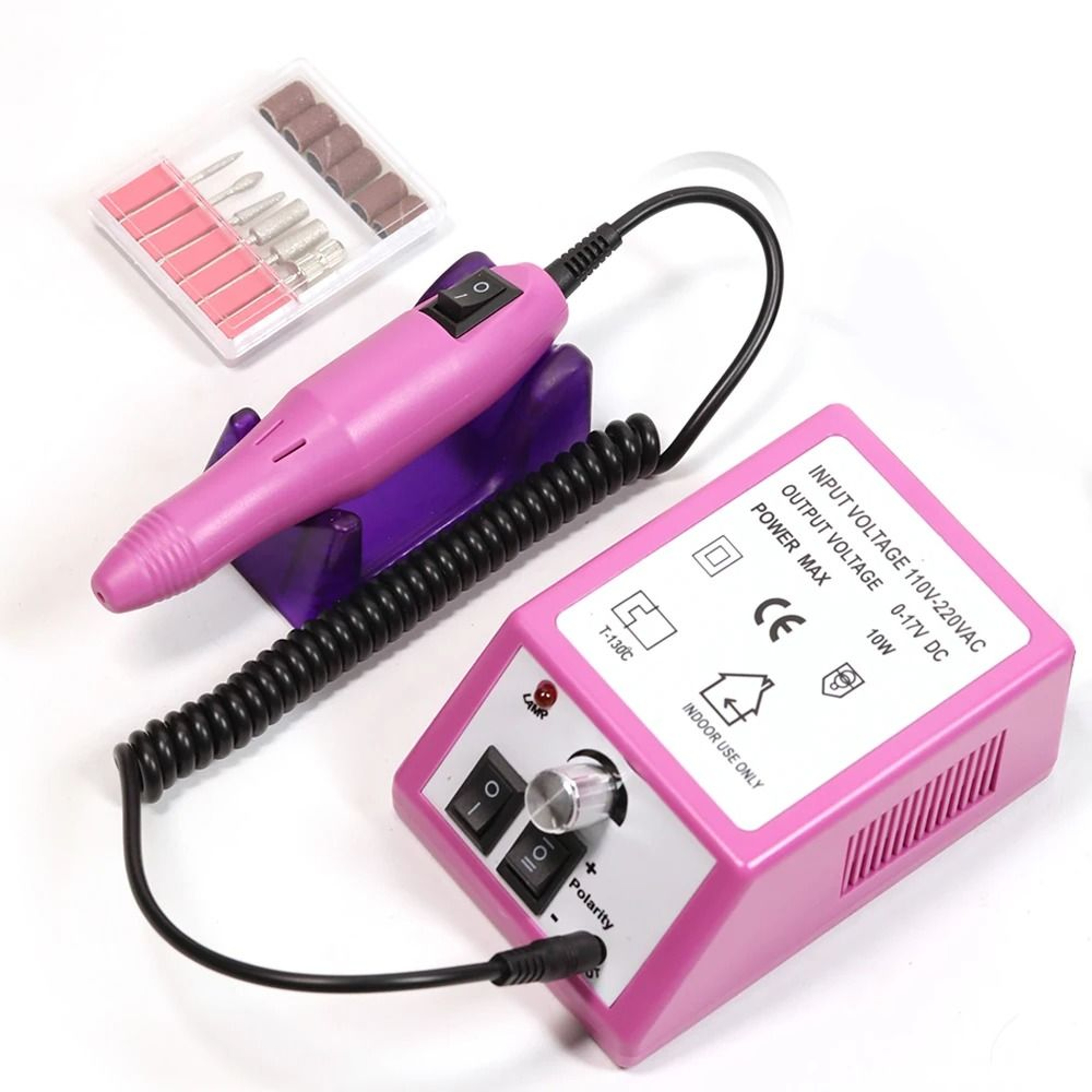 Electric Nail Drill Machine Set With Adjustable Speed For Gel Polish Removal And Manicure Precision 11