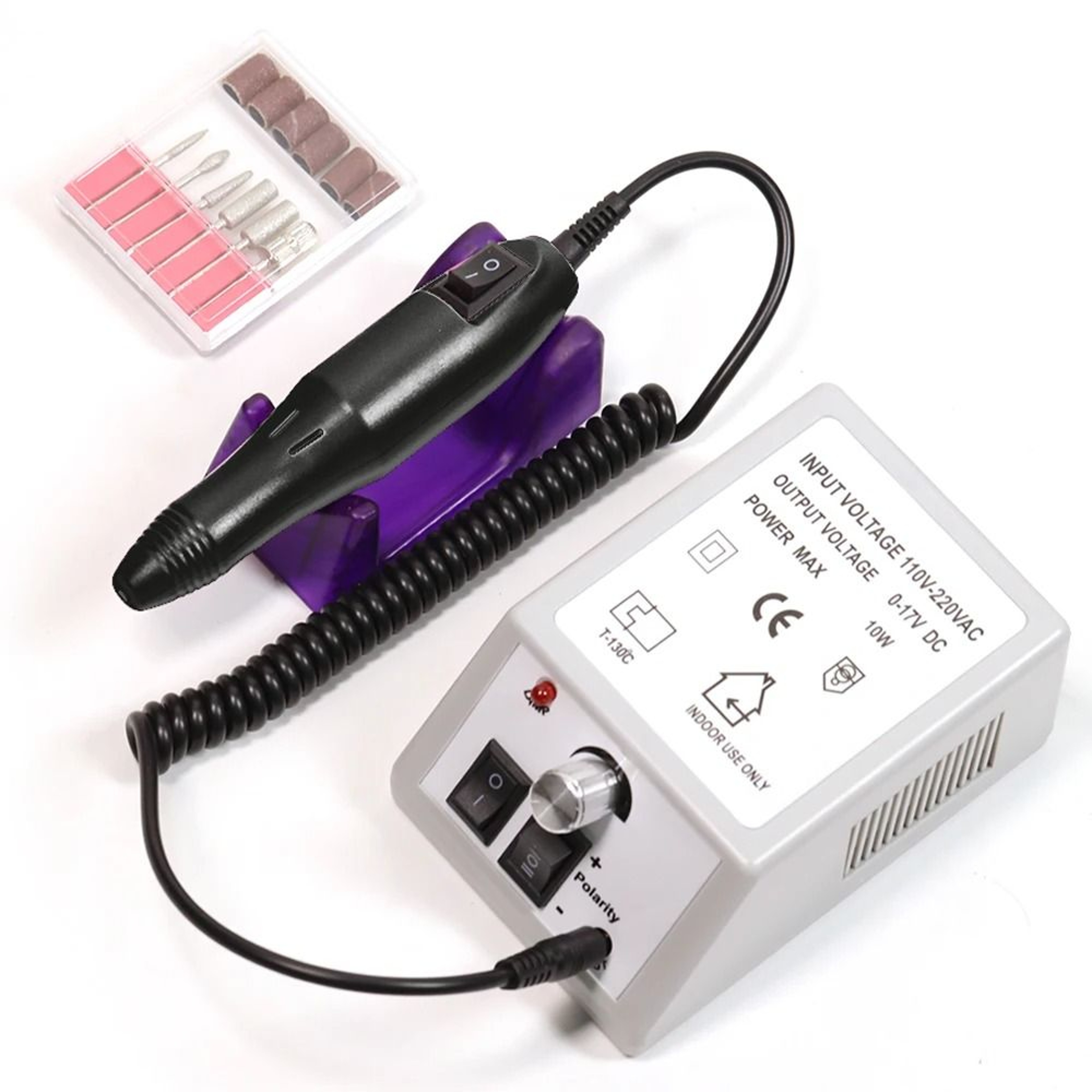 Electric Nail Drill Machine Set With Adjustable Speed For Gel Polish Removal And Manicure Precision 13