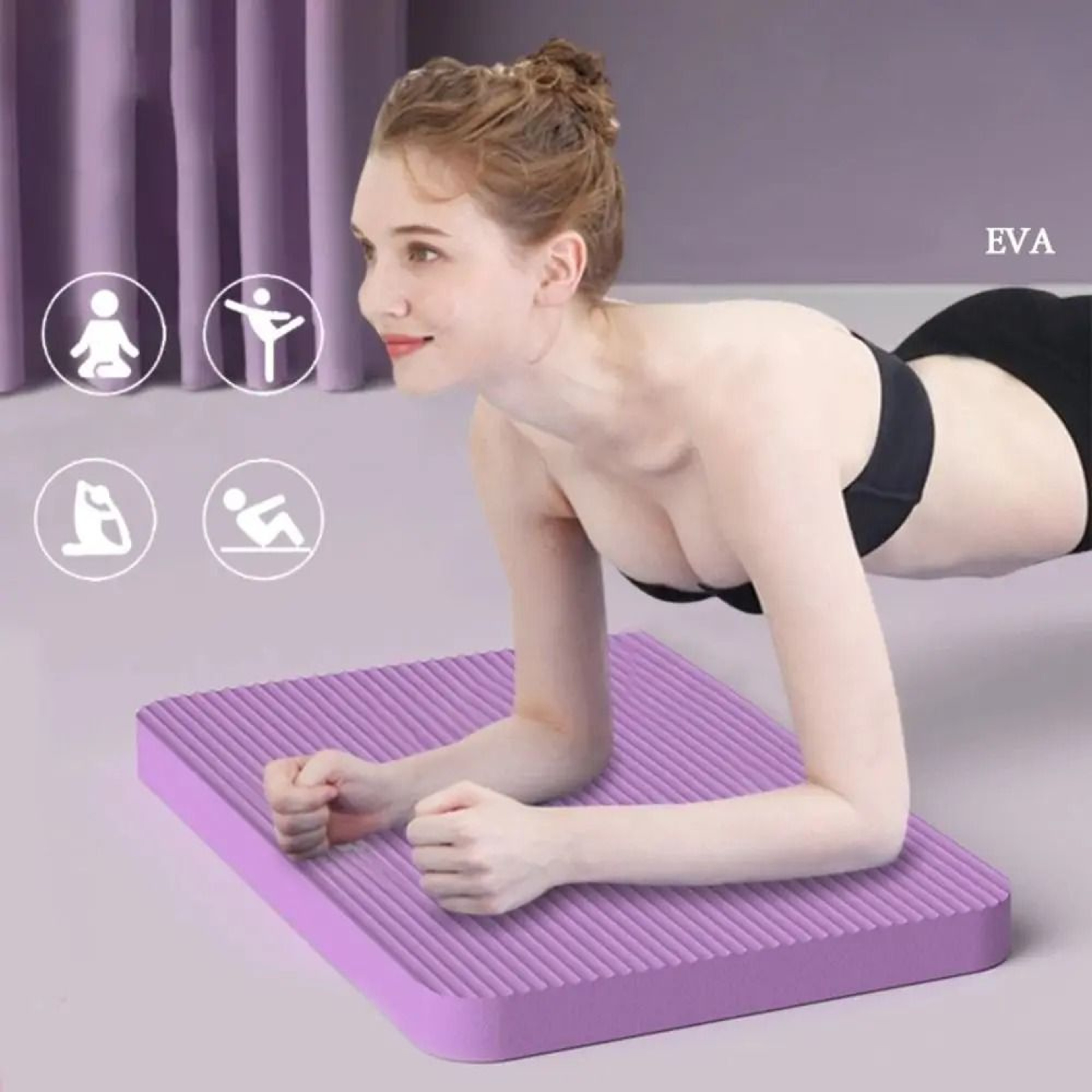 Balance Pad Non Slip Foam Cushion For Stability Yoga And Fitness 0