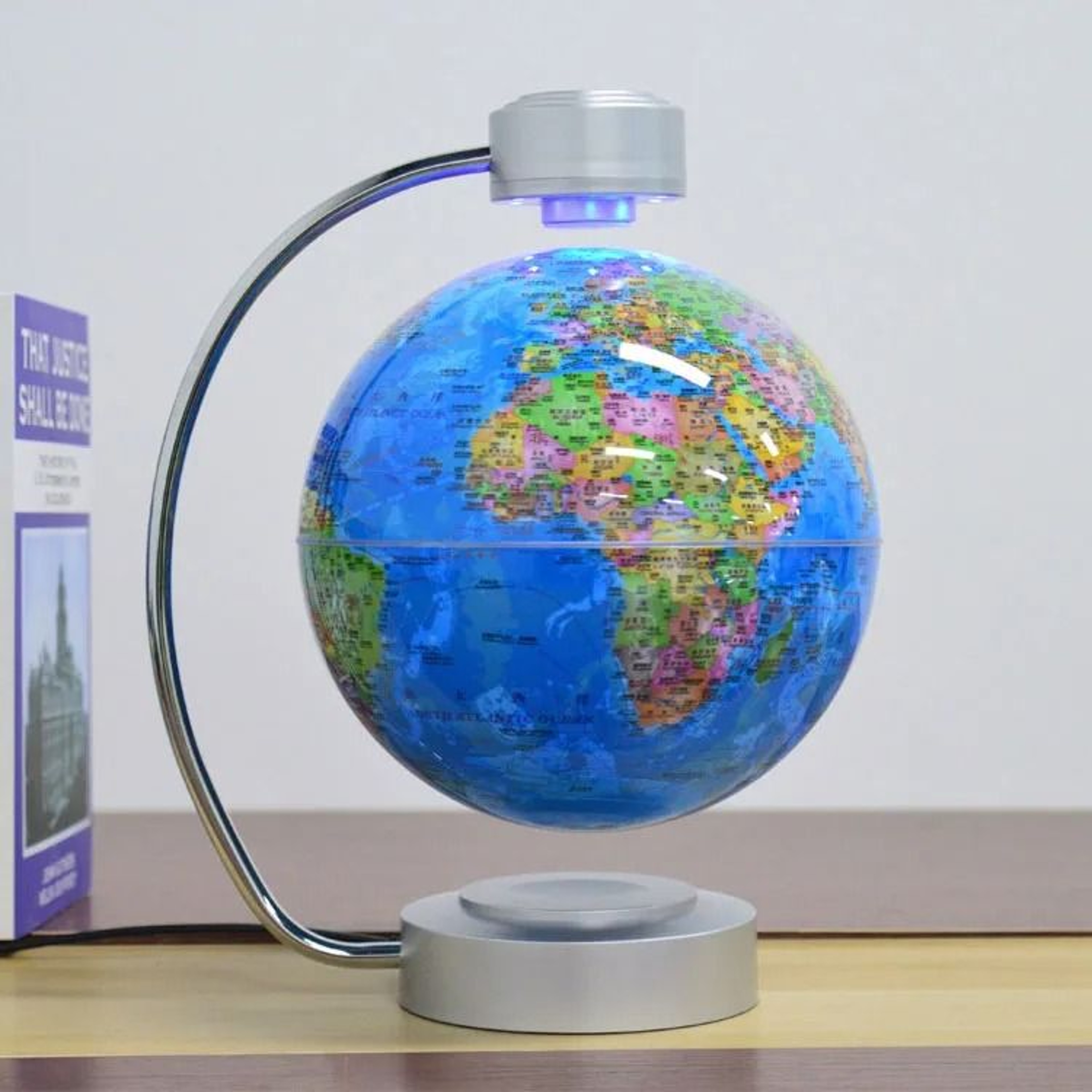8 Inch Magnetic Levitation Floating Globe With LED Light 7