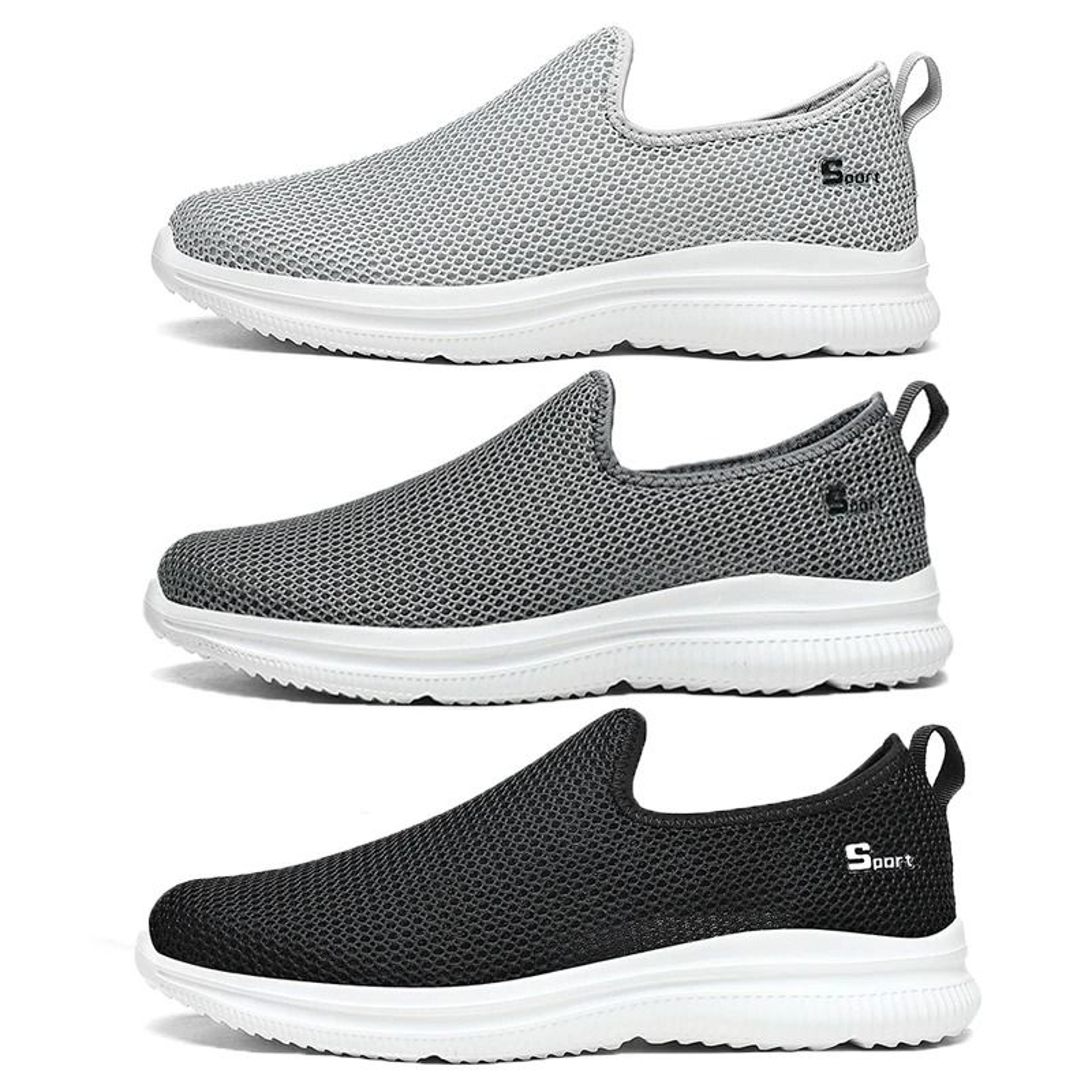 Breathable Summer Loafers Men Lightweight Casual Walking Shoes 3