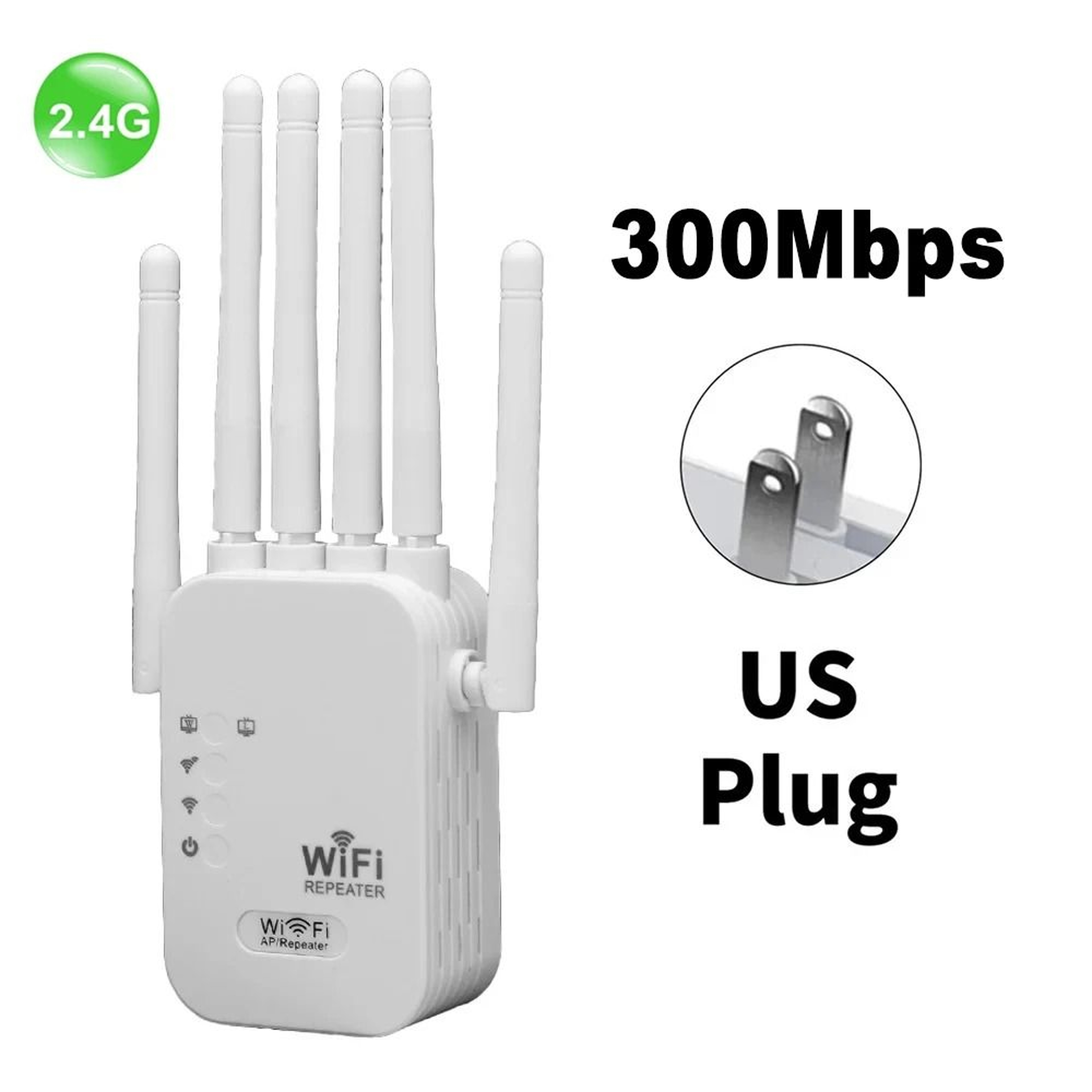 Dual Band Wireless WiFi Repeater And Signal Booster 24G And 5G 5