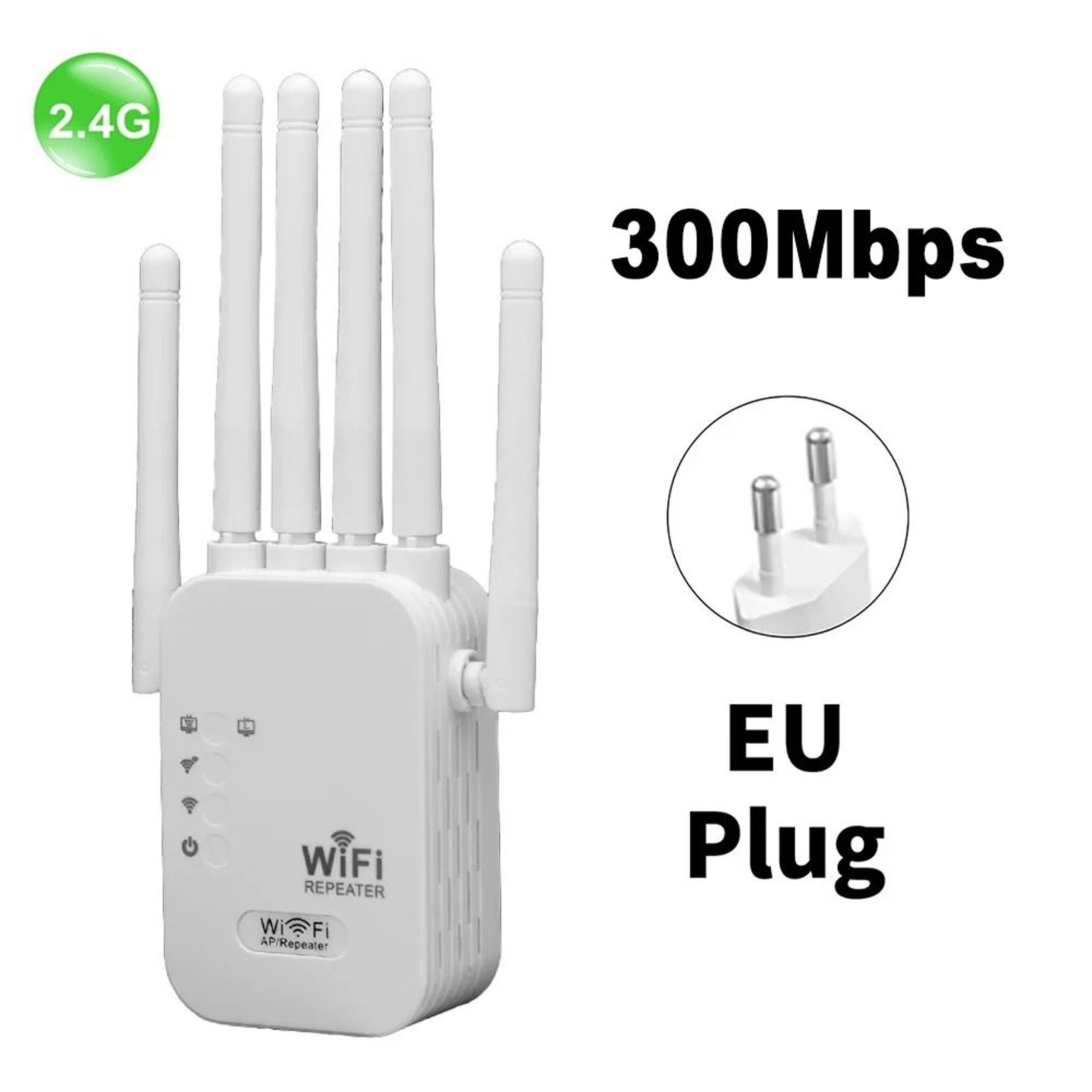 Dual Band Wireless WiFi Repeater And Signal Booster 24G And 5G 8