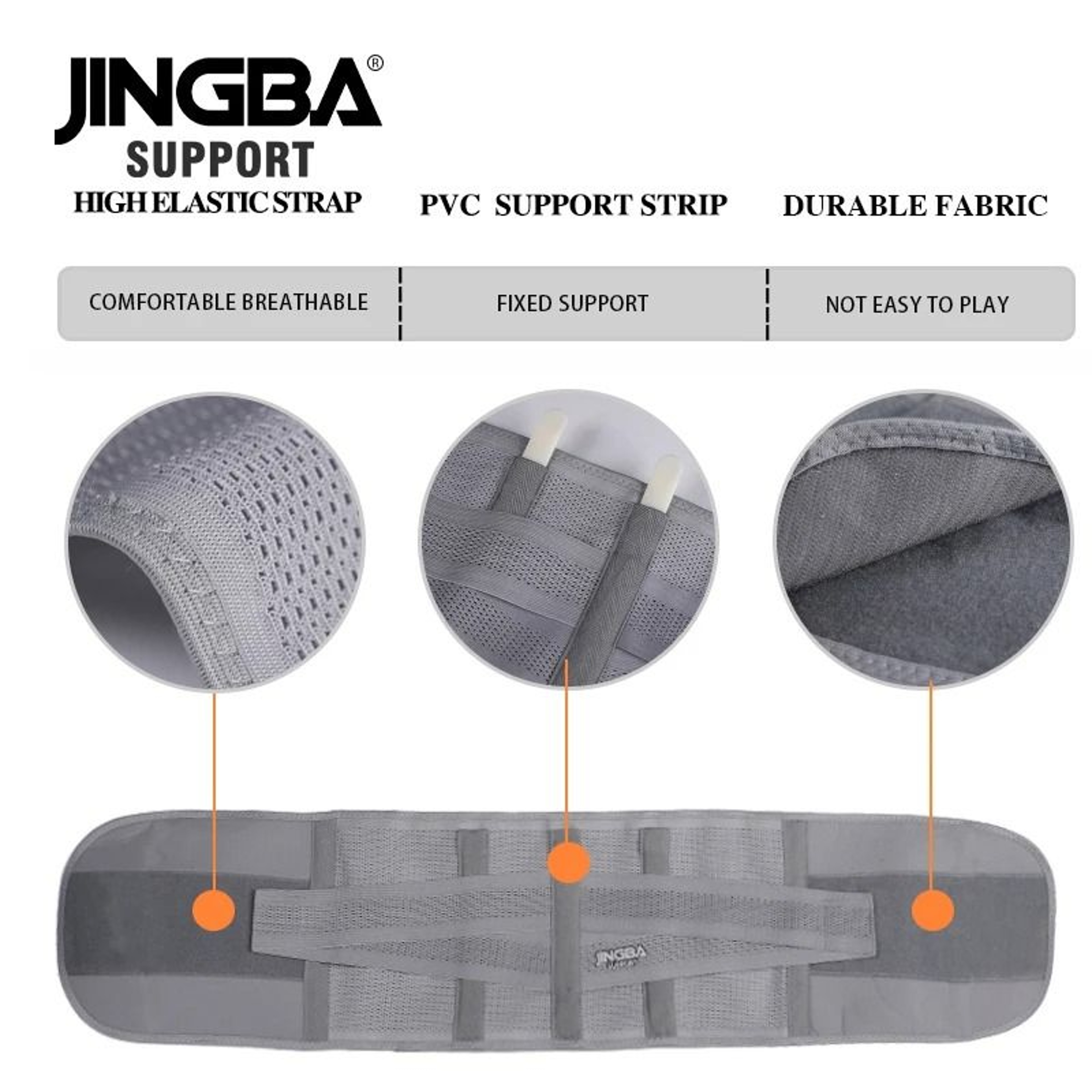 Fitness Waist And Back Support Belt Trainer Sweat Lumbar Support 4