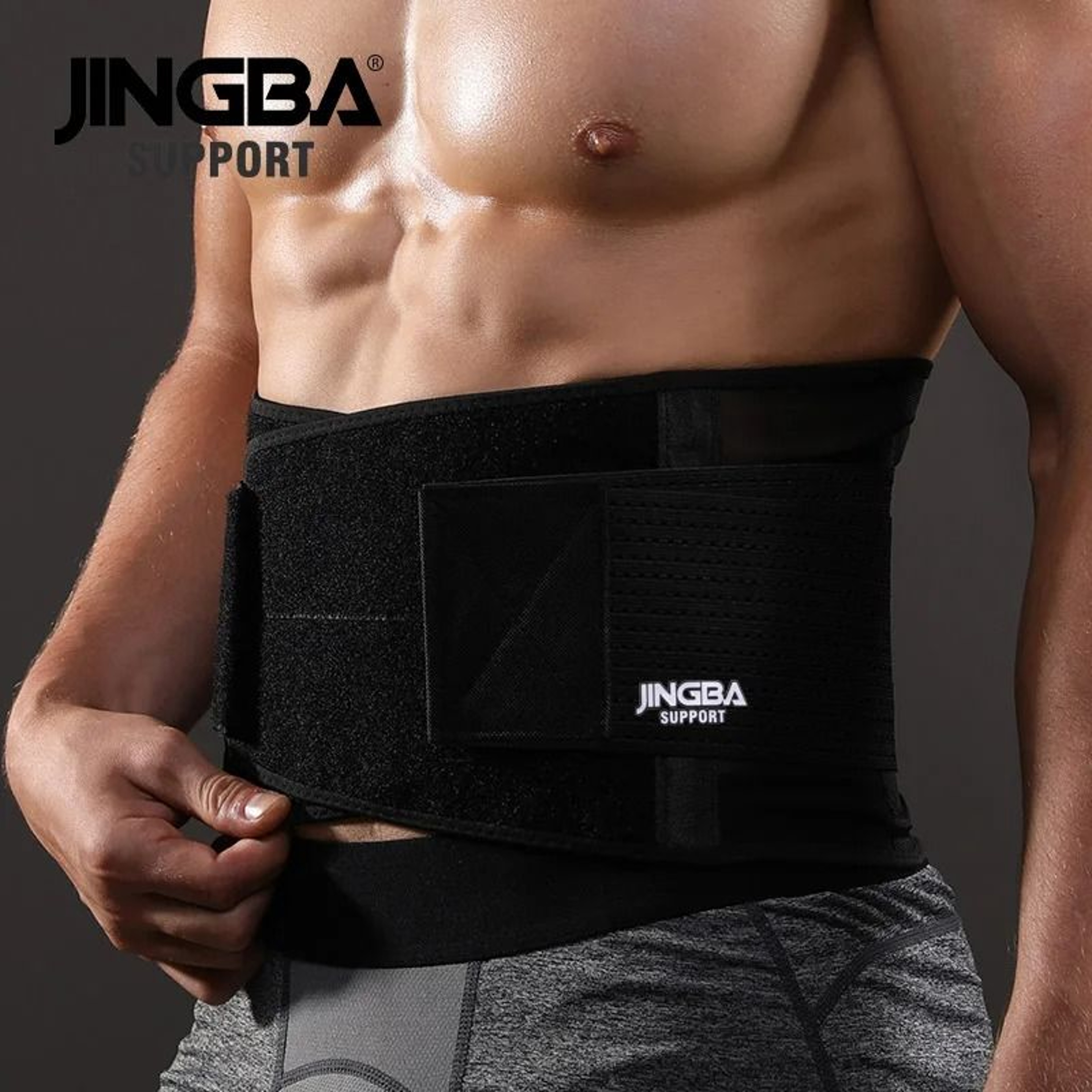 Fitness Waist And Back Support Belt Trainer Sweat Lumbar Support 7