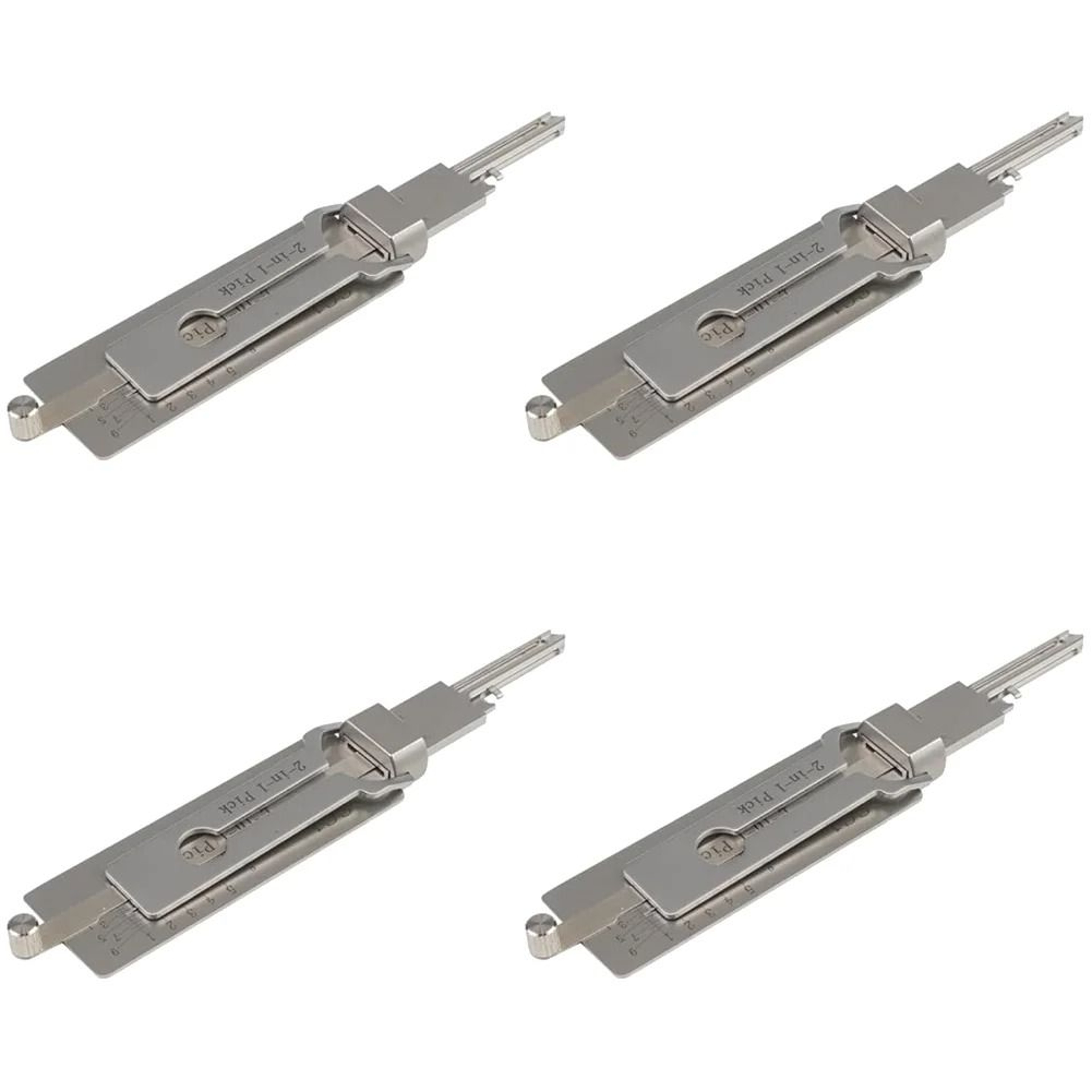 Stainless Steel Key Decoder  Precision Hook Repair Tool Set 9